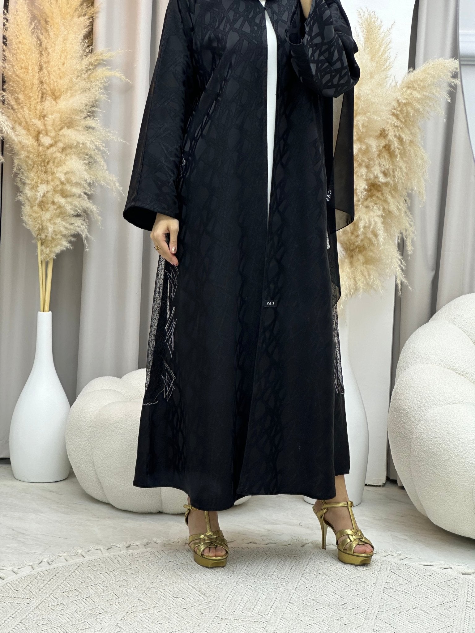 C 0037 Black Eid Abaya