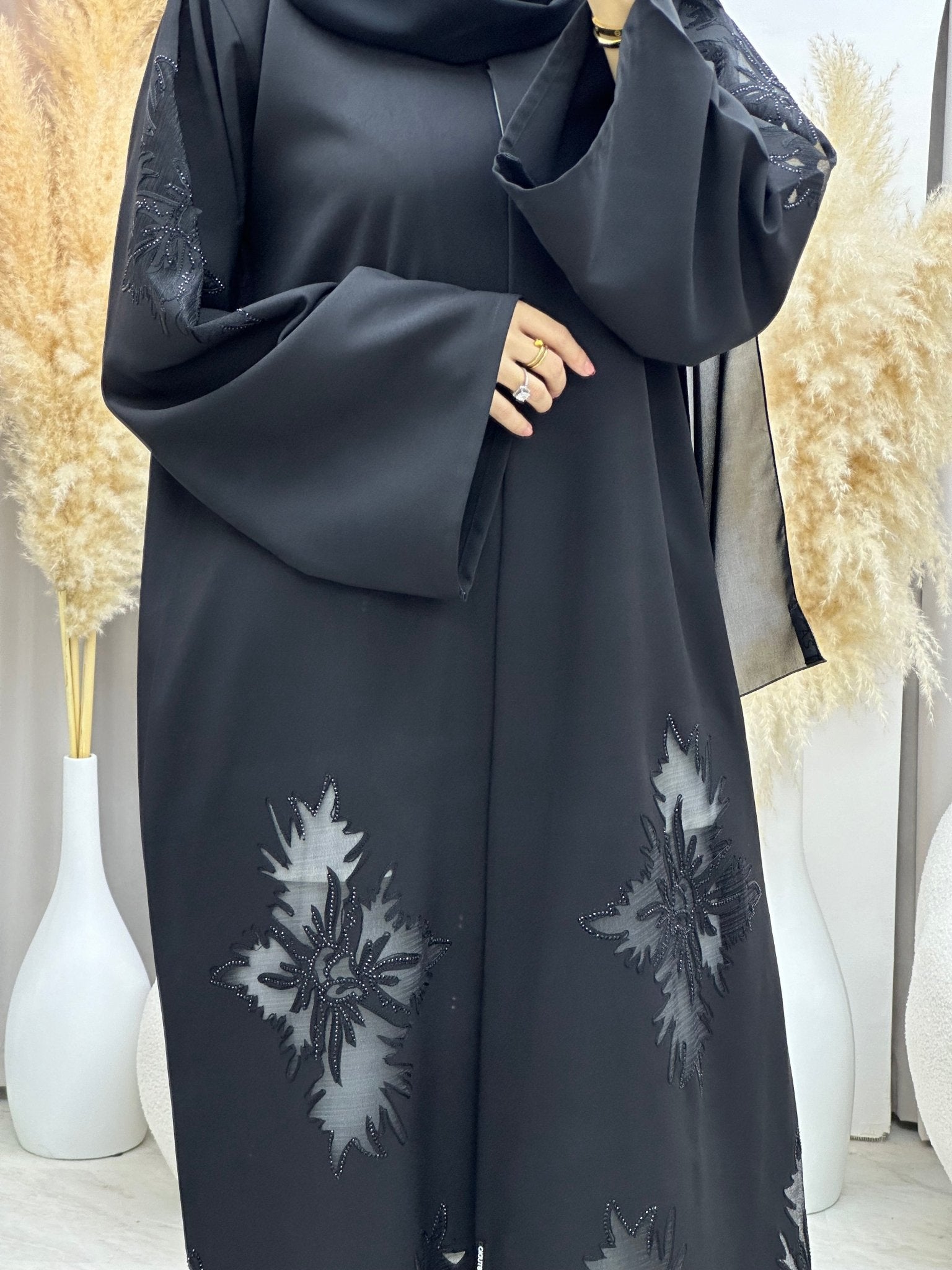 C 0038 Black Eid Abaya