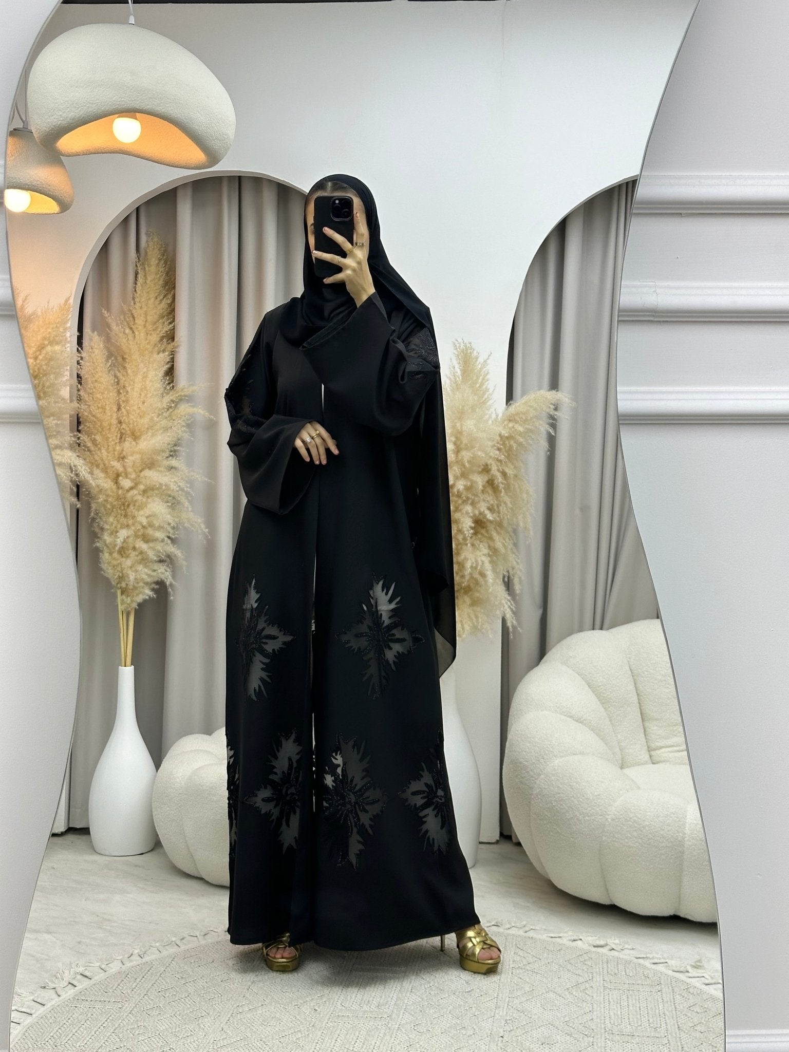 C 0038 Black Eid Abaya