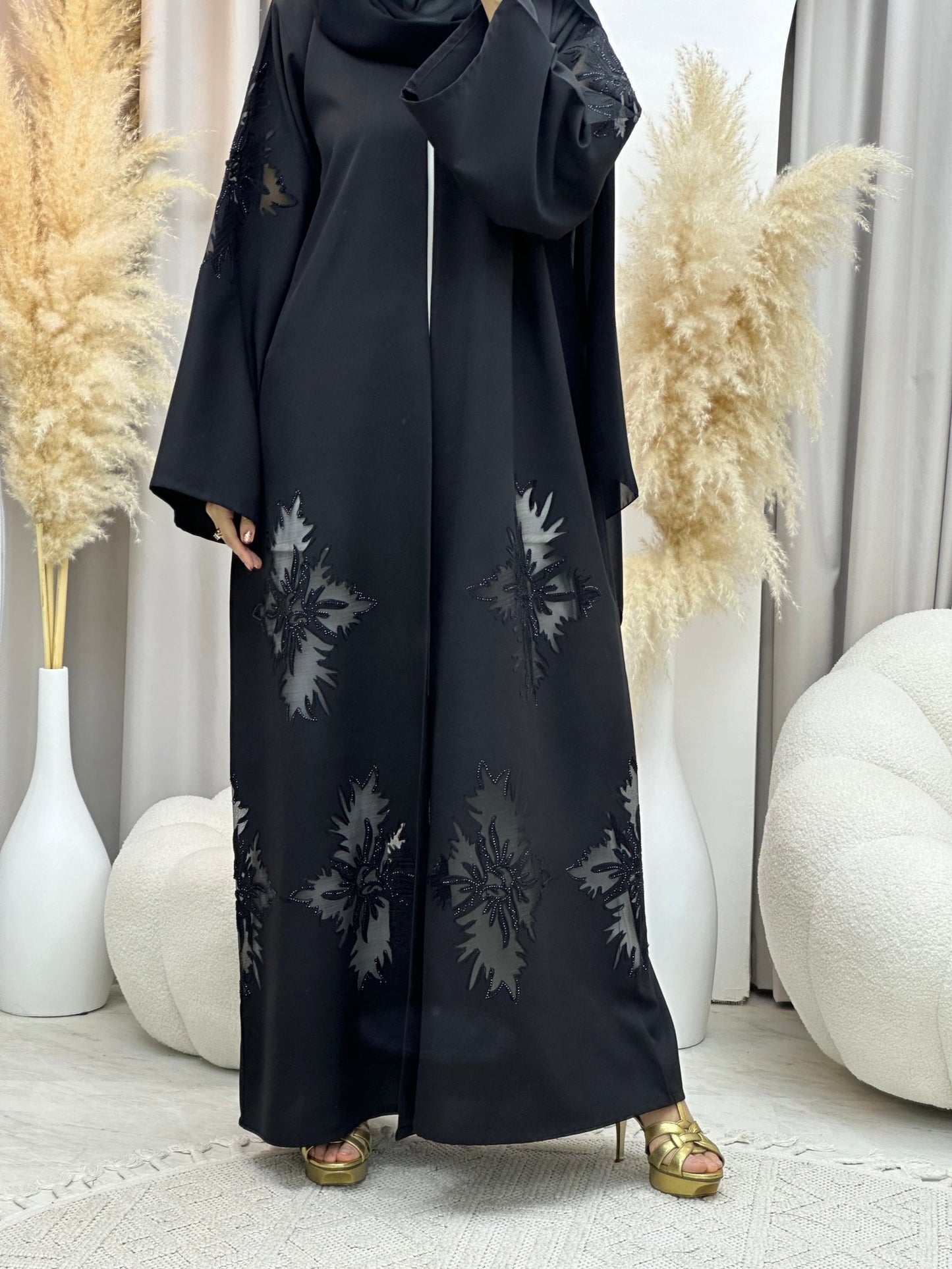 C 0038 Black Eid Abaya