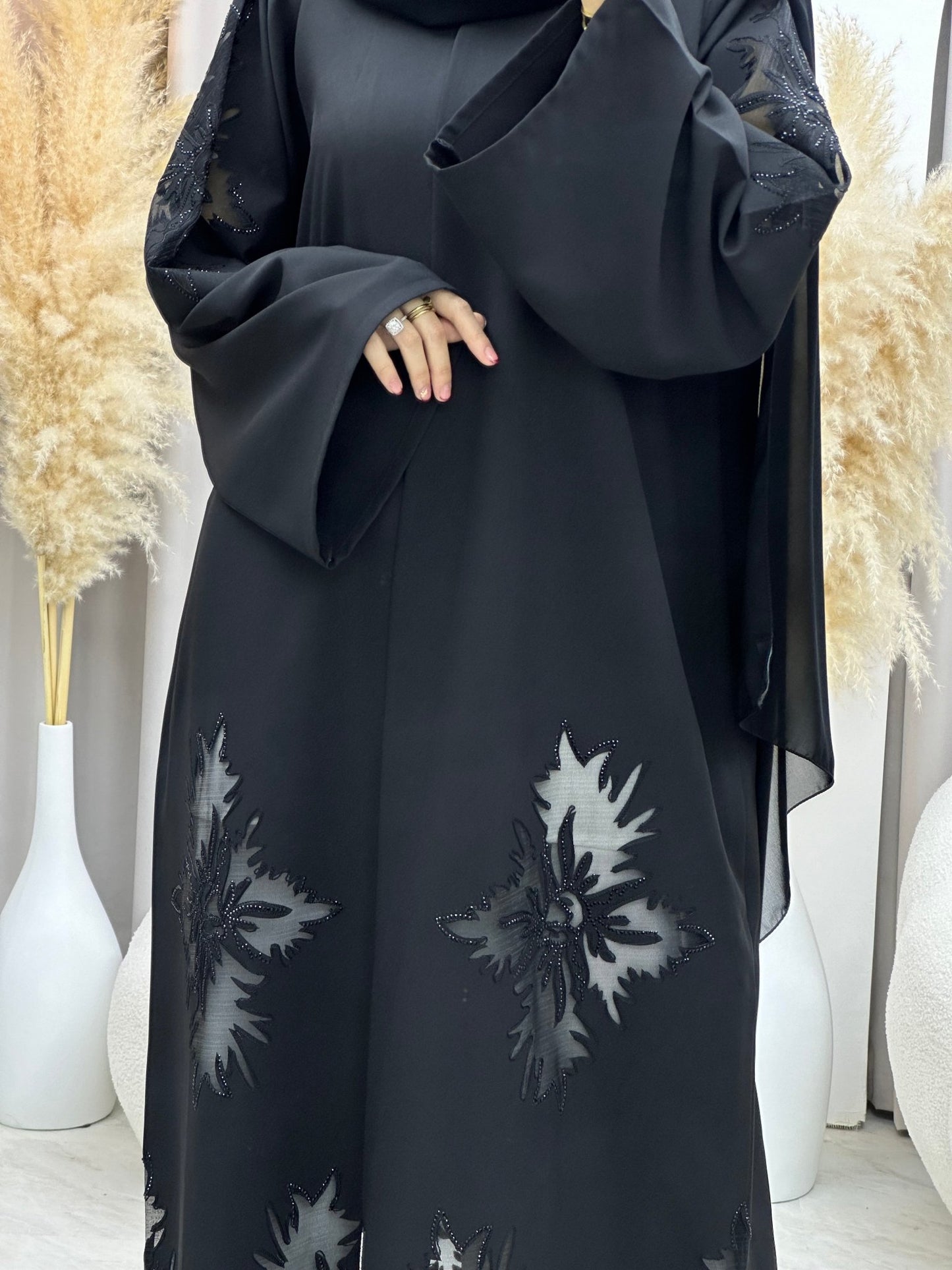 C 0038 Black Eid Abaya