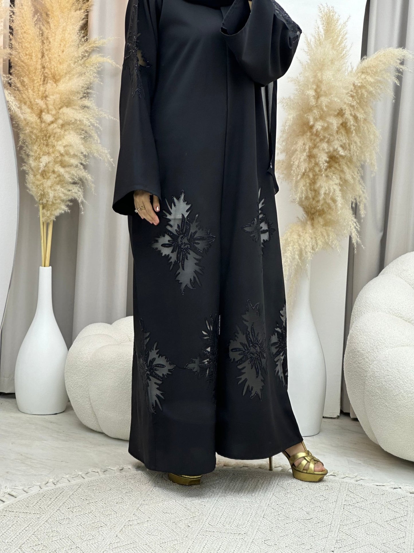 C 0038 Black Eid Abaya