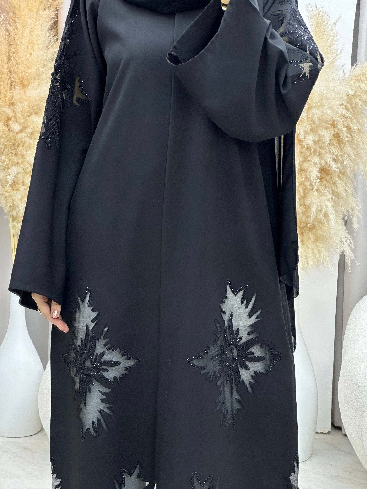 C 0038 Black Eid Abaya