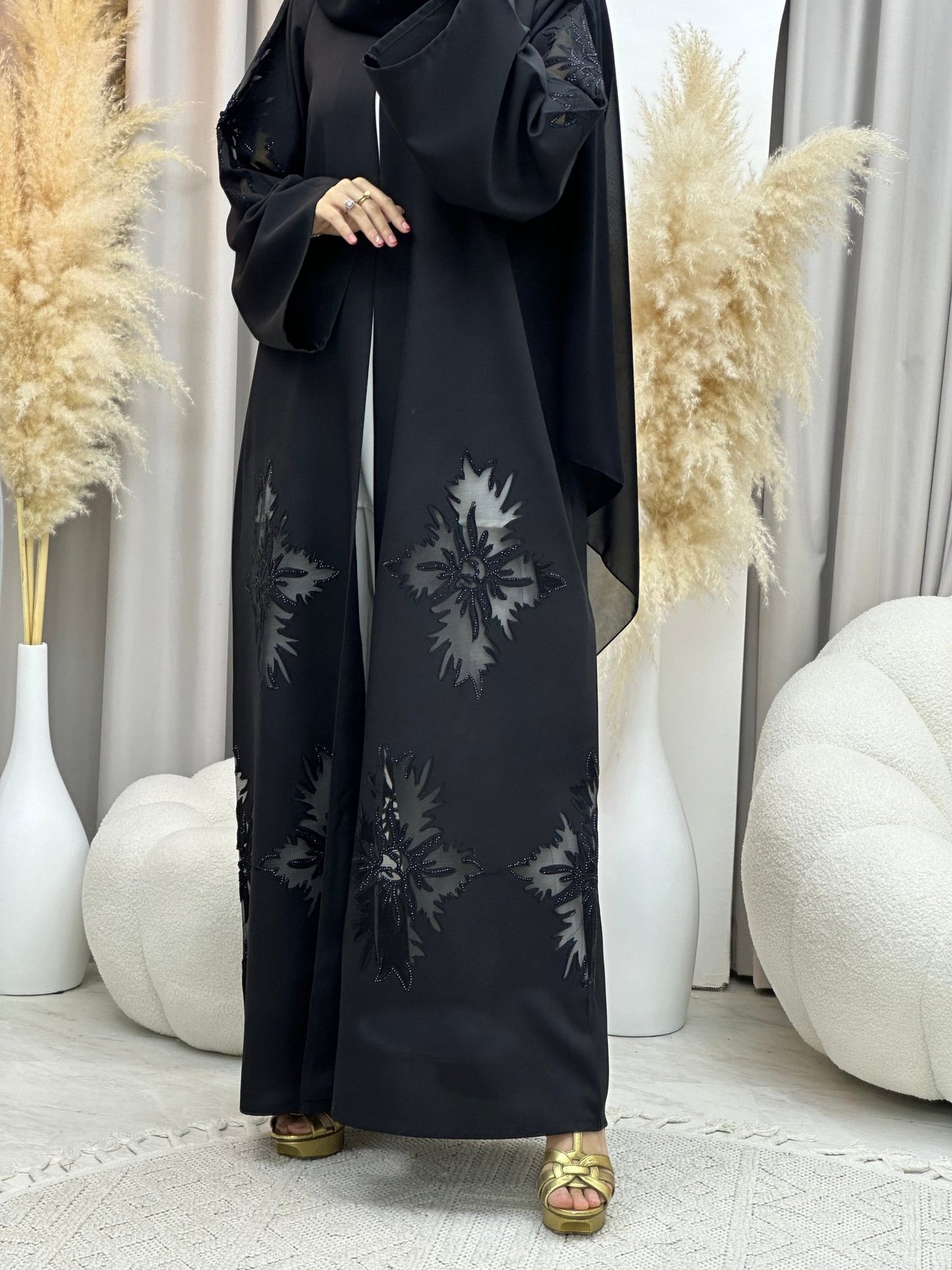 C 0038 Black Eid Abaya