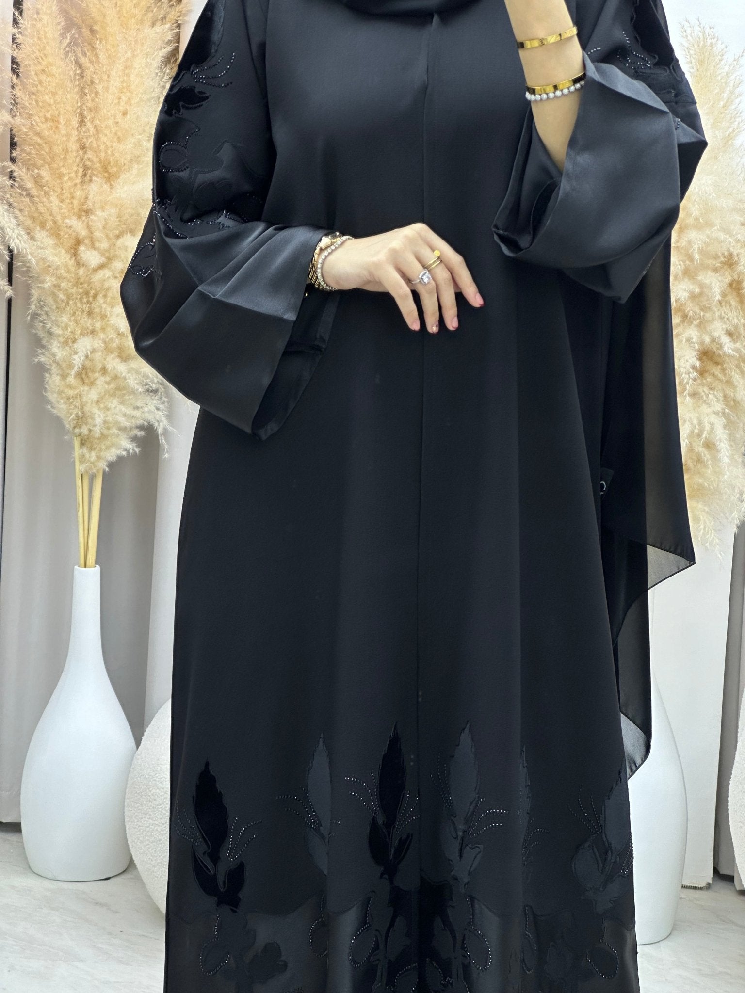 C 0039 Black Eid Abaya