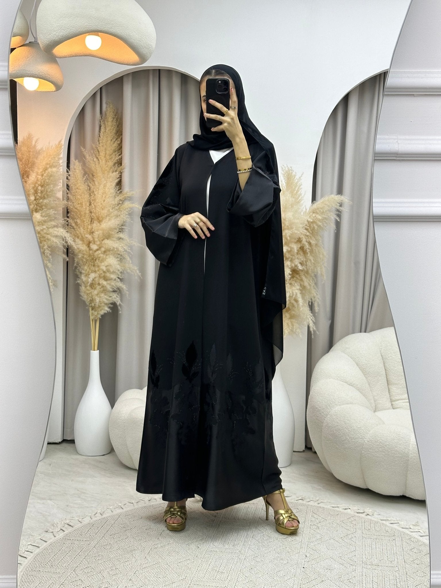 C 0039 Black Eid Abaya