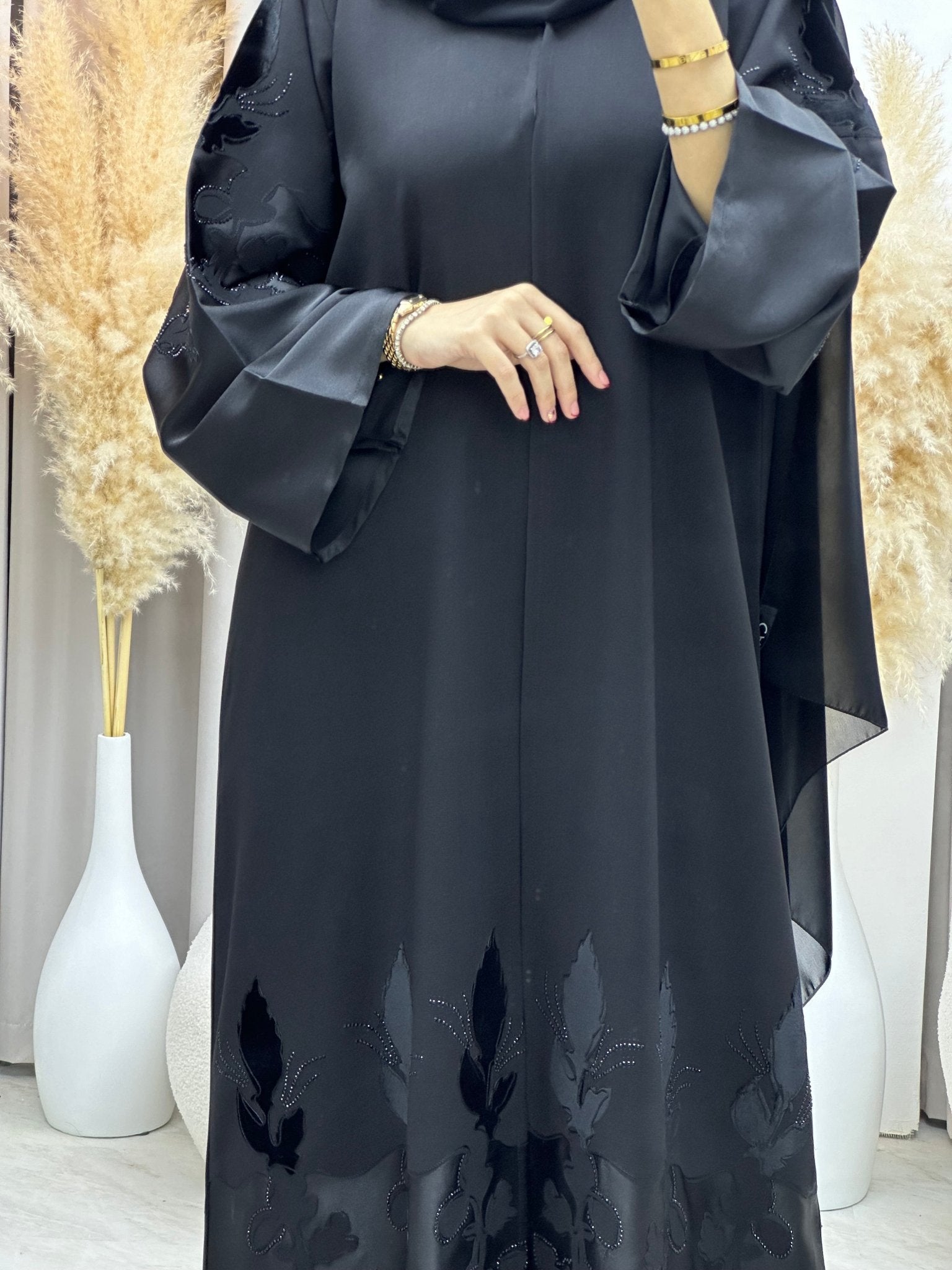 C 0039 Black Eid Abaya