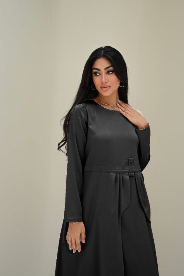 C 004 Black Under Abaya Dress