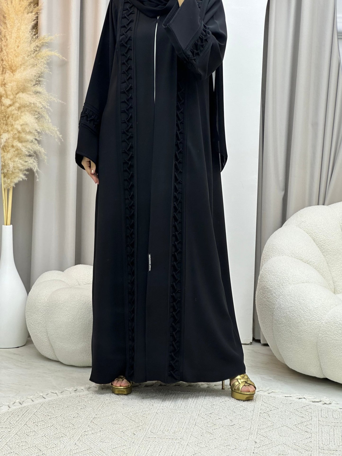 C 0040 Black Eid Abaya