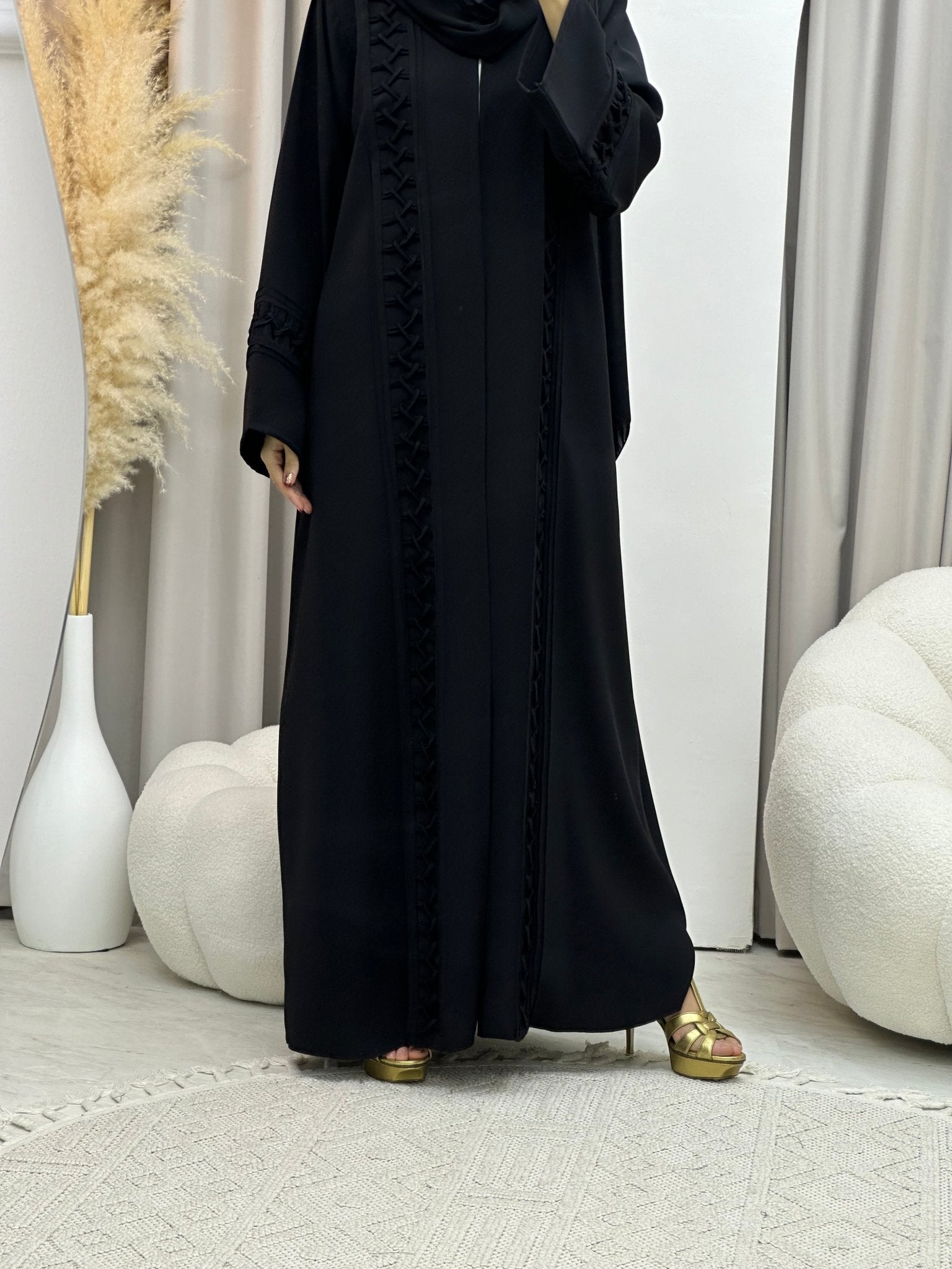 C 0040 Black Eid Abaya