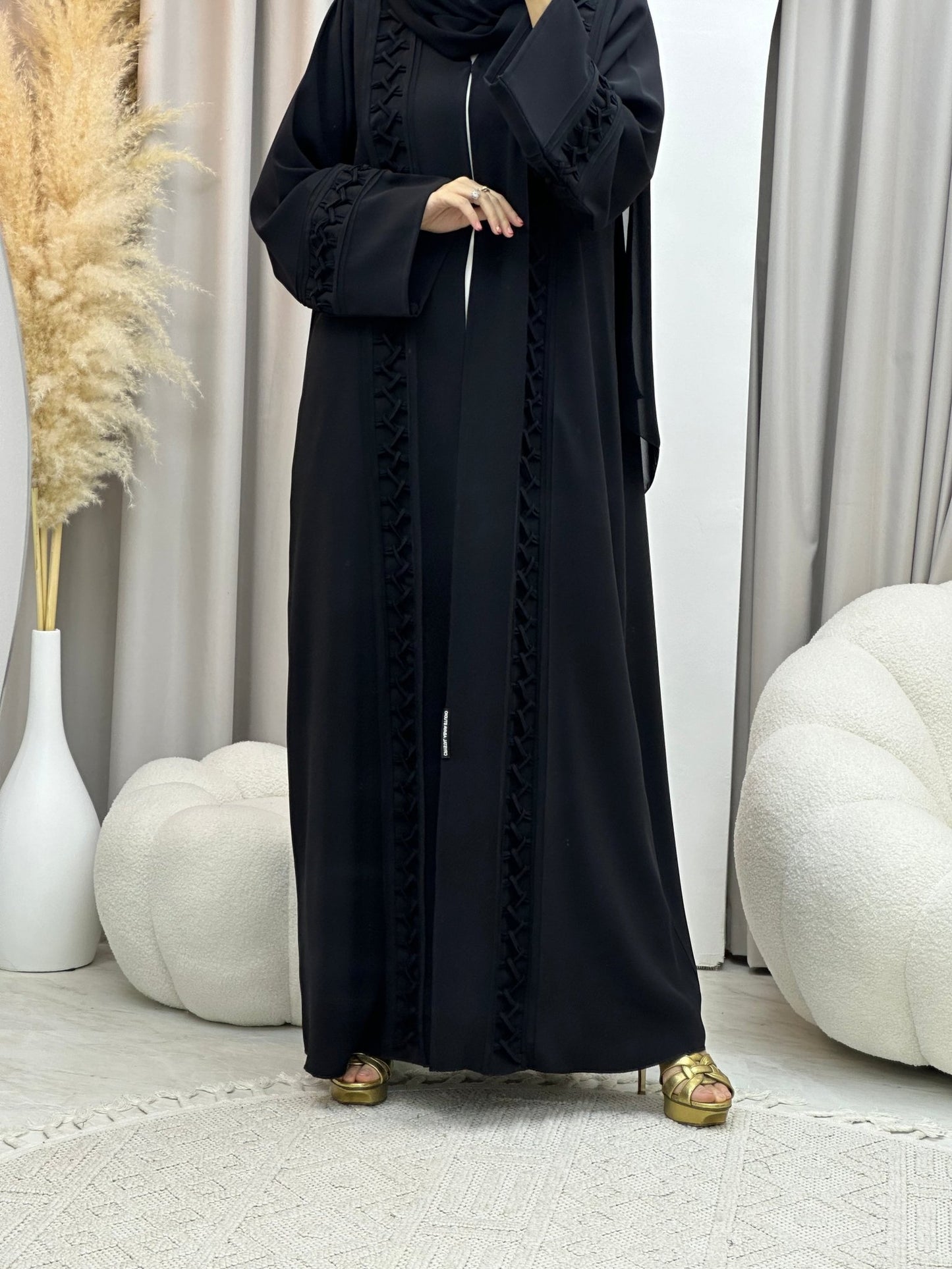 C 0040 Black Eid Abaya