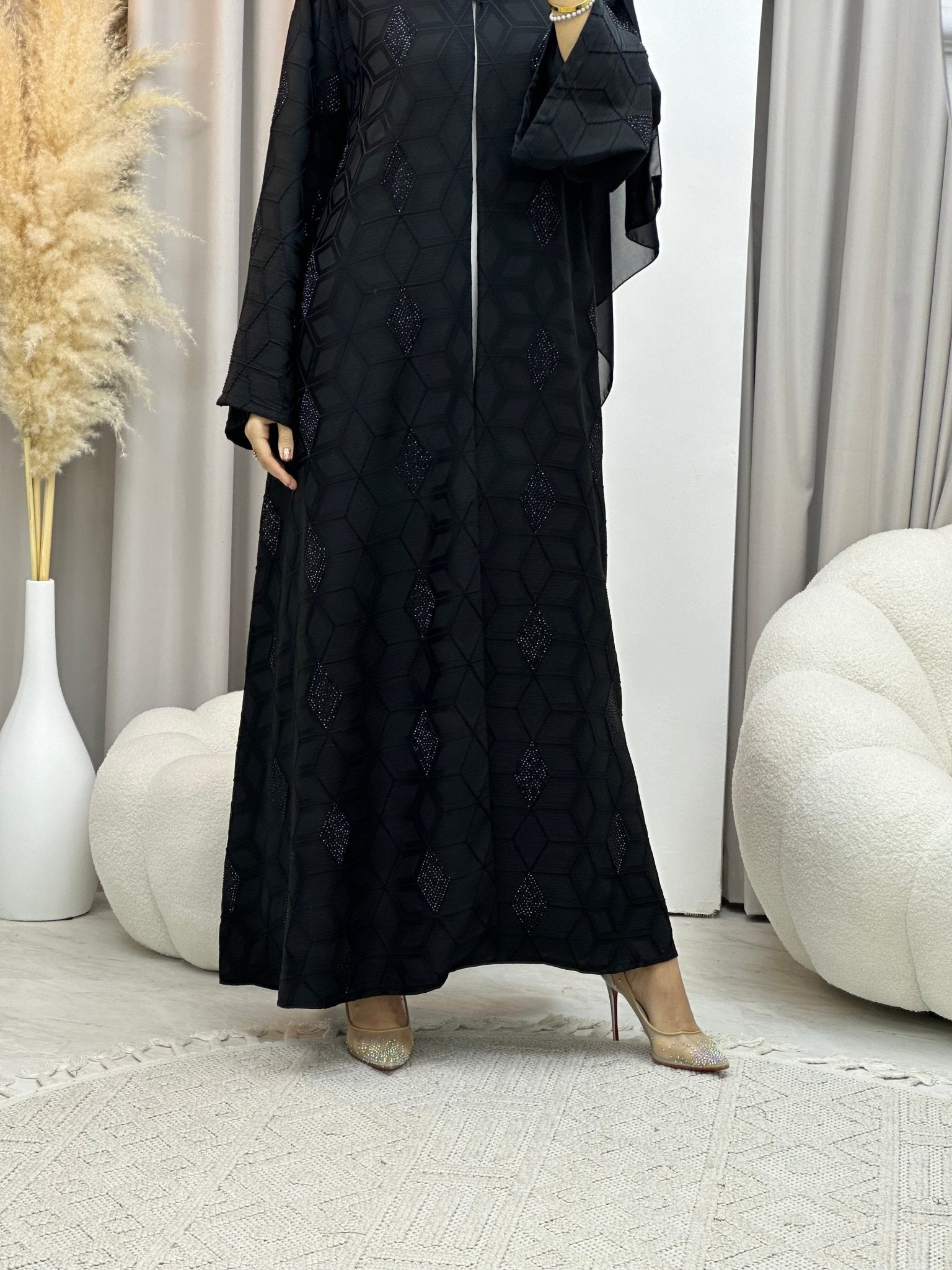 C 0041 Black Eid Abaya