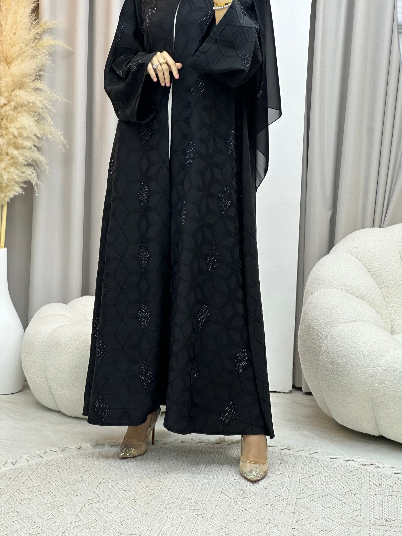 C 0041 Black Eid Abaya