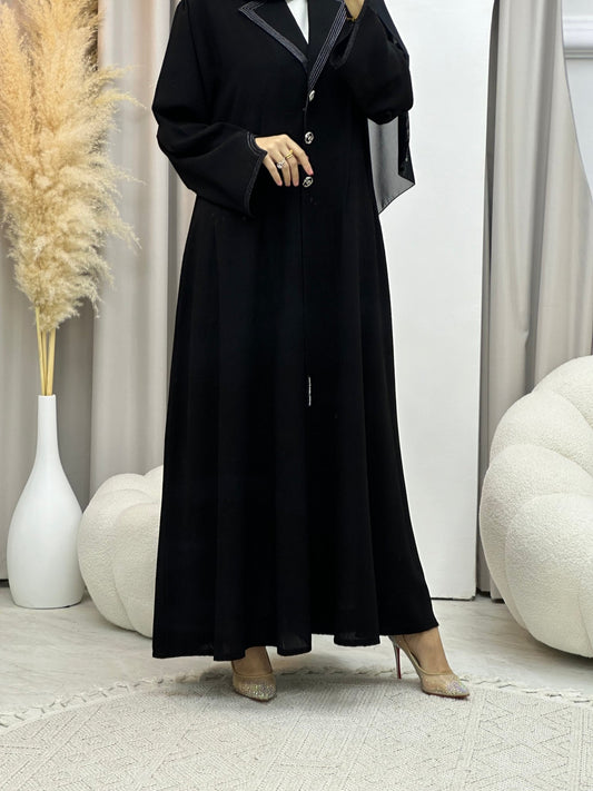 C 0043 Black Eid Abaya