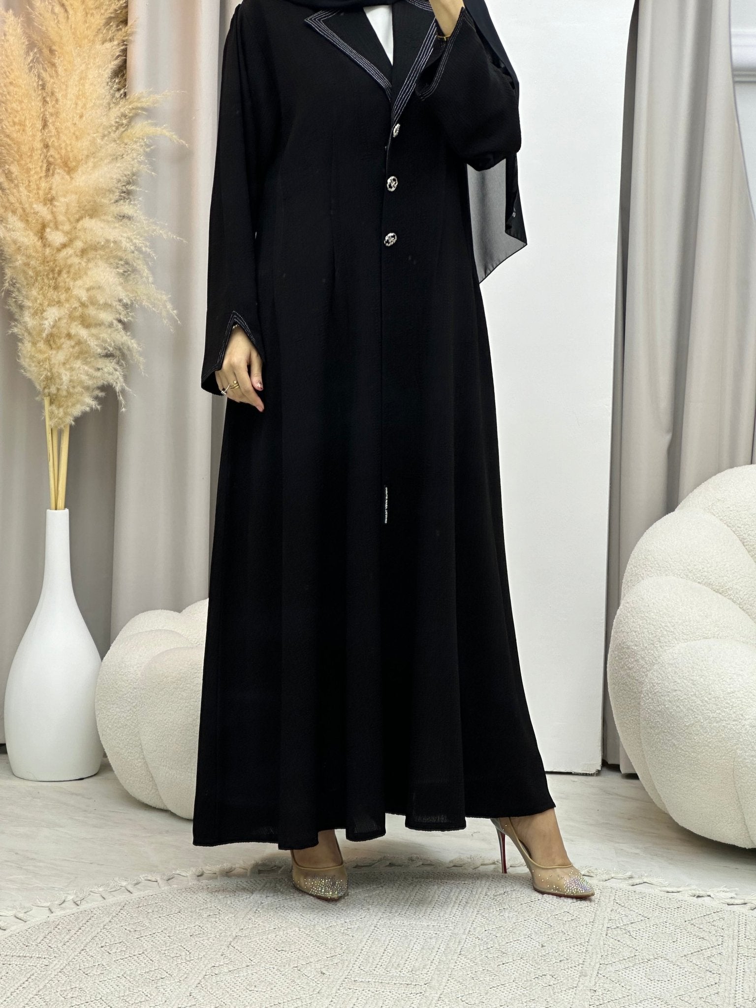 C 0043 Black Eid Abaya