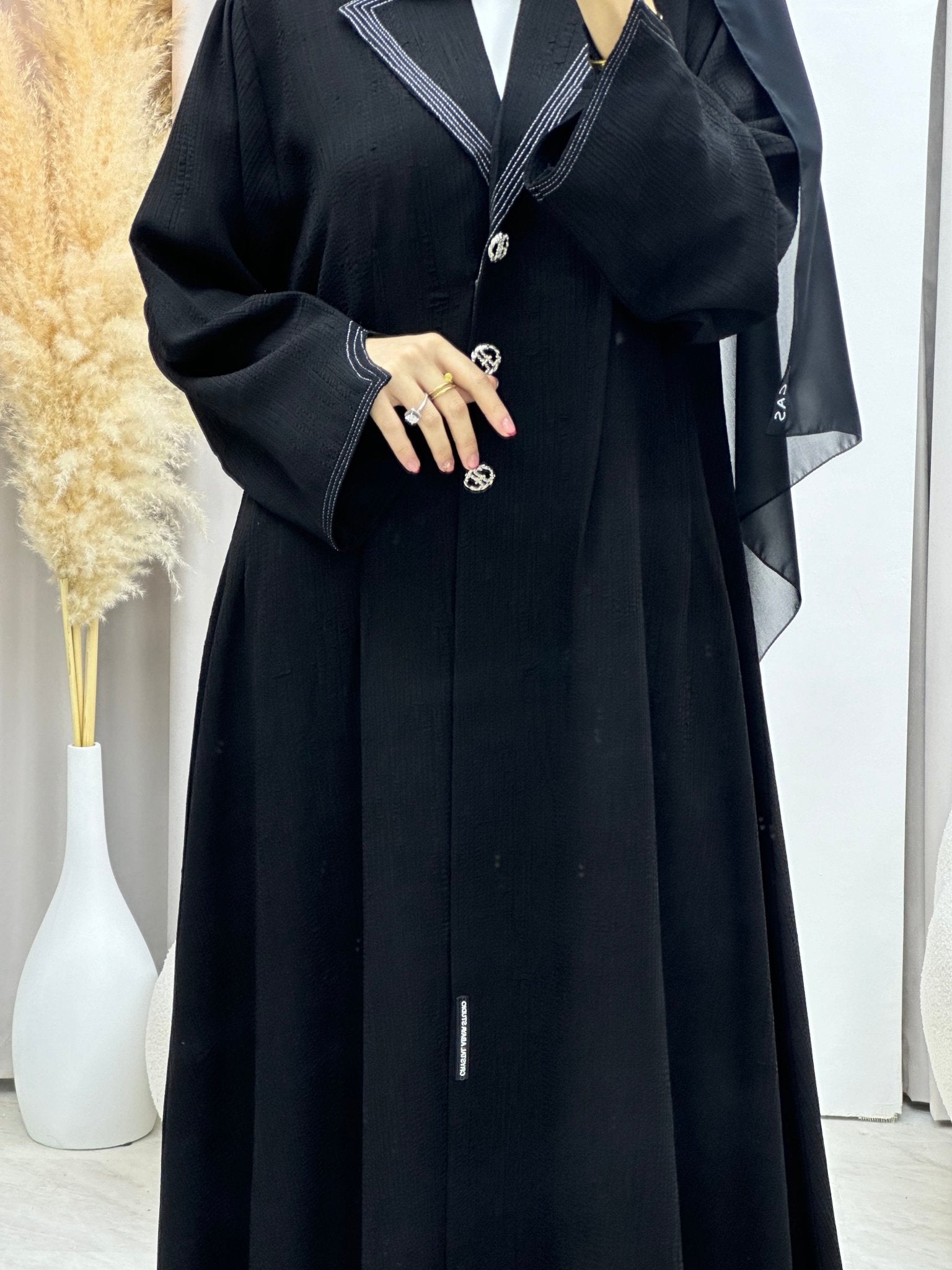 C 0043 Black Eid Abaya