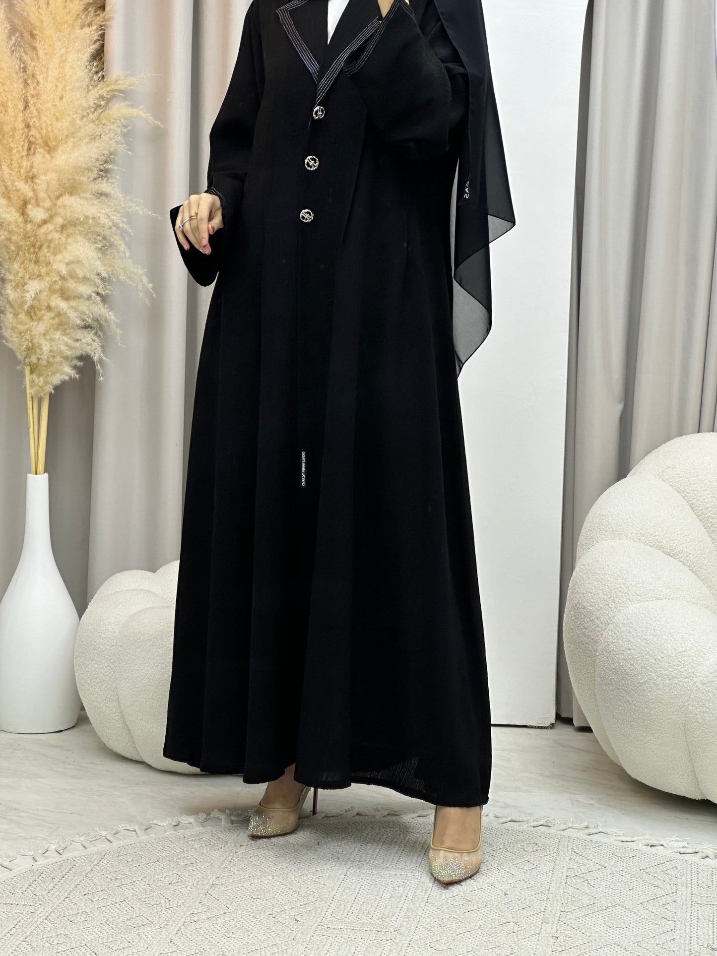 C 0043 Black Eid Abaya