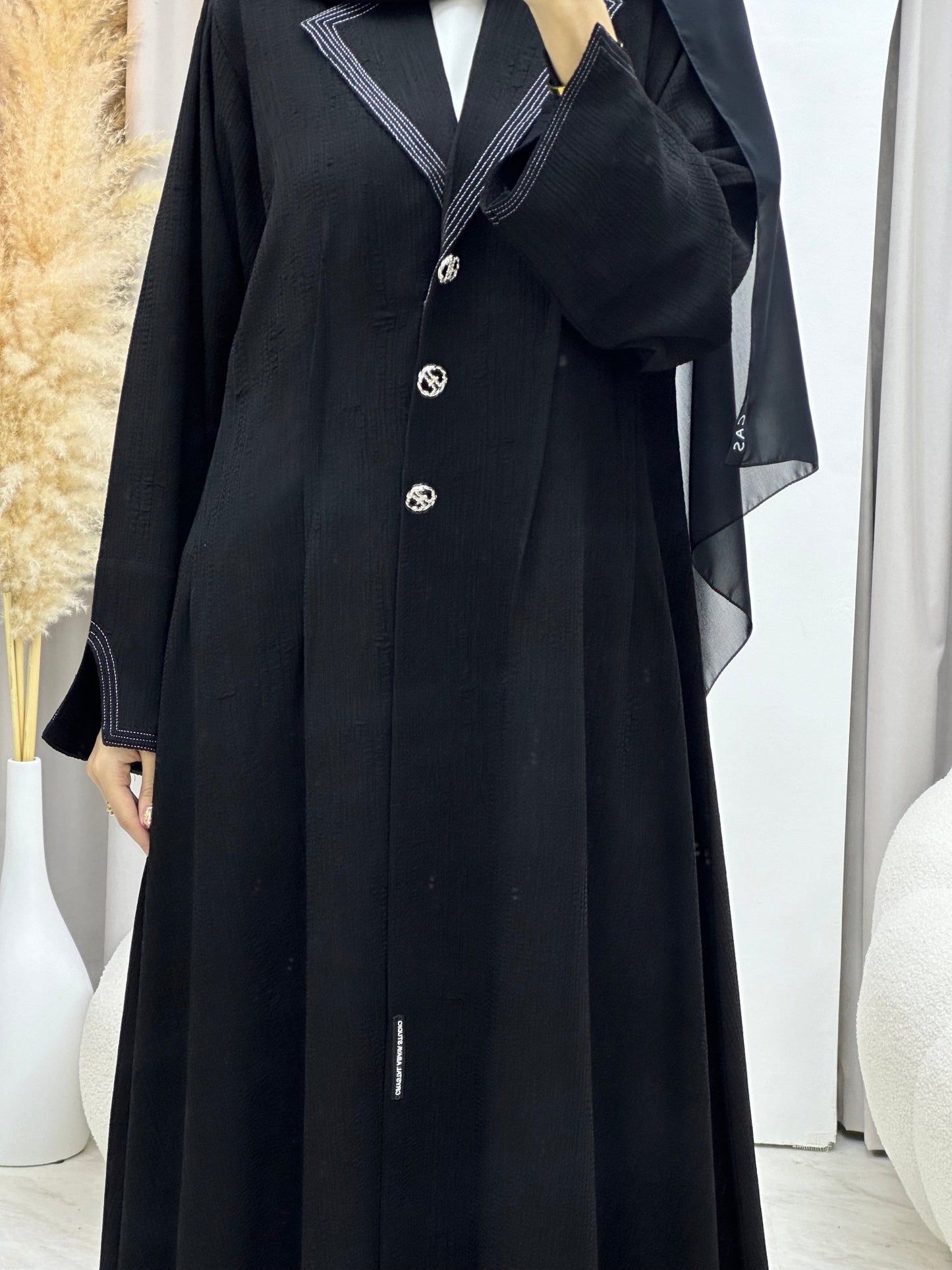 C 0043 Black Eid Abaya