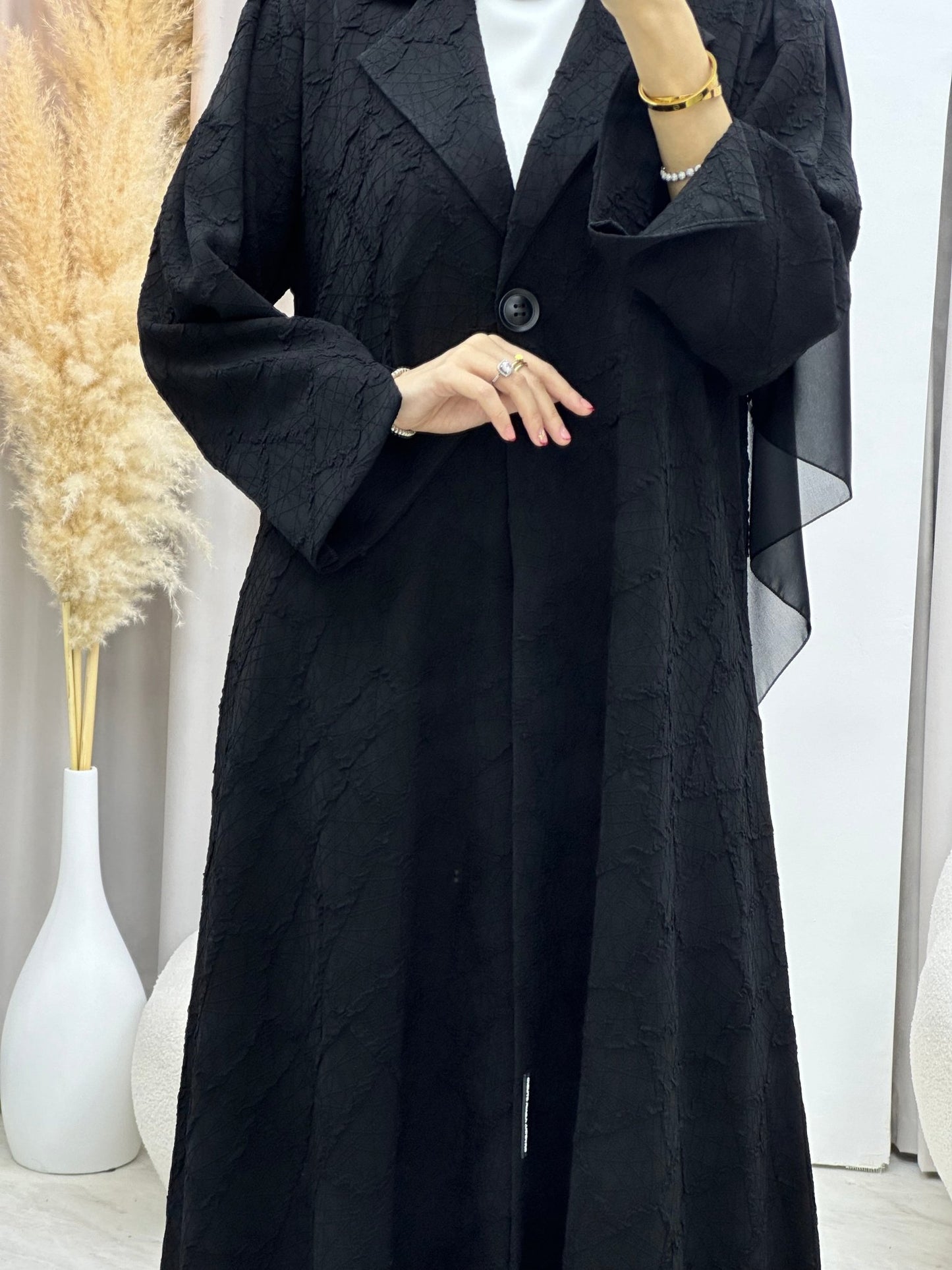 C 0044 Black Eid Abaya