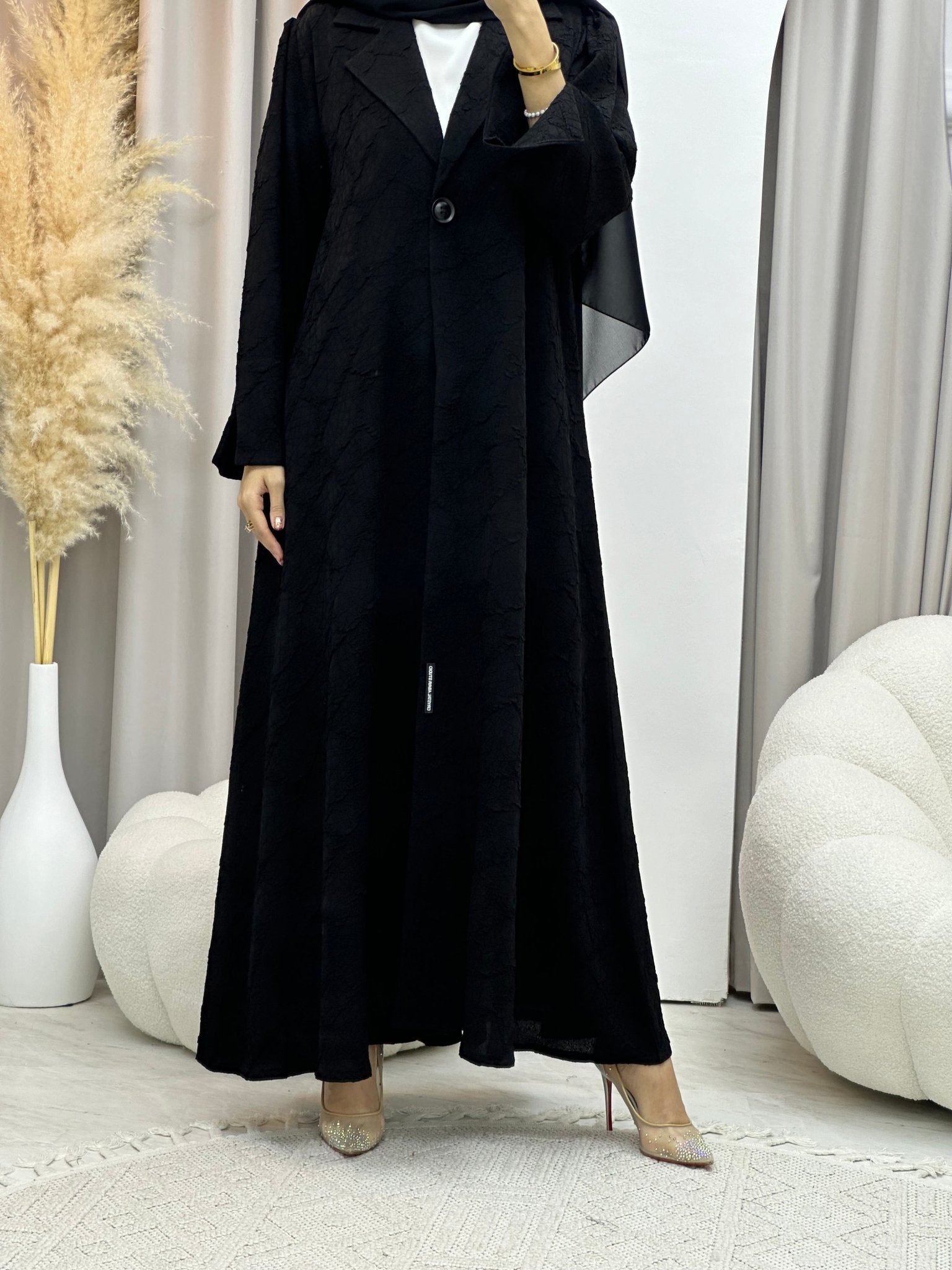 C 0044 Black Eid Abaya