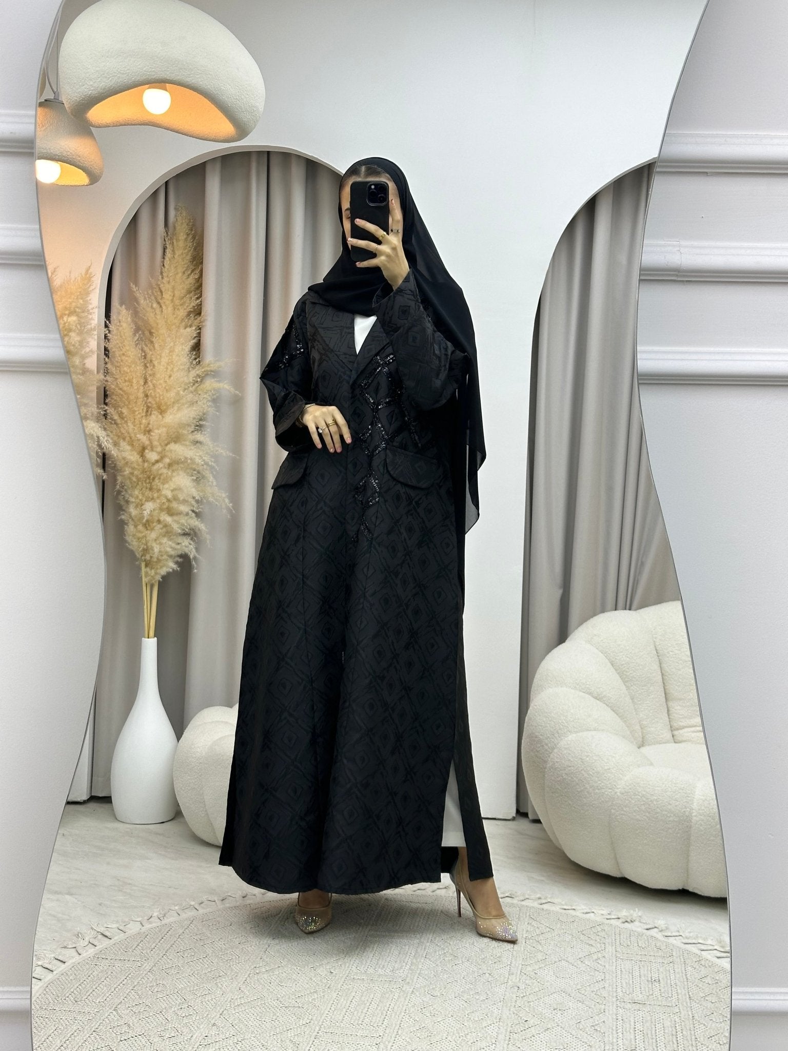 C 0045 Black Eid Abaya