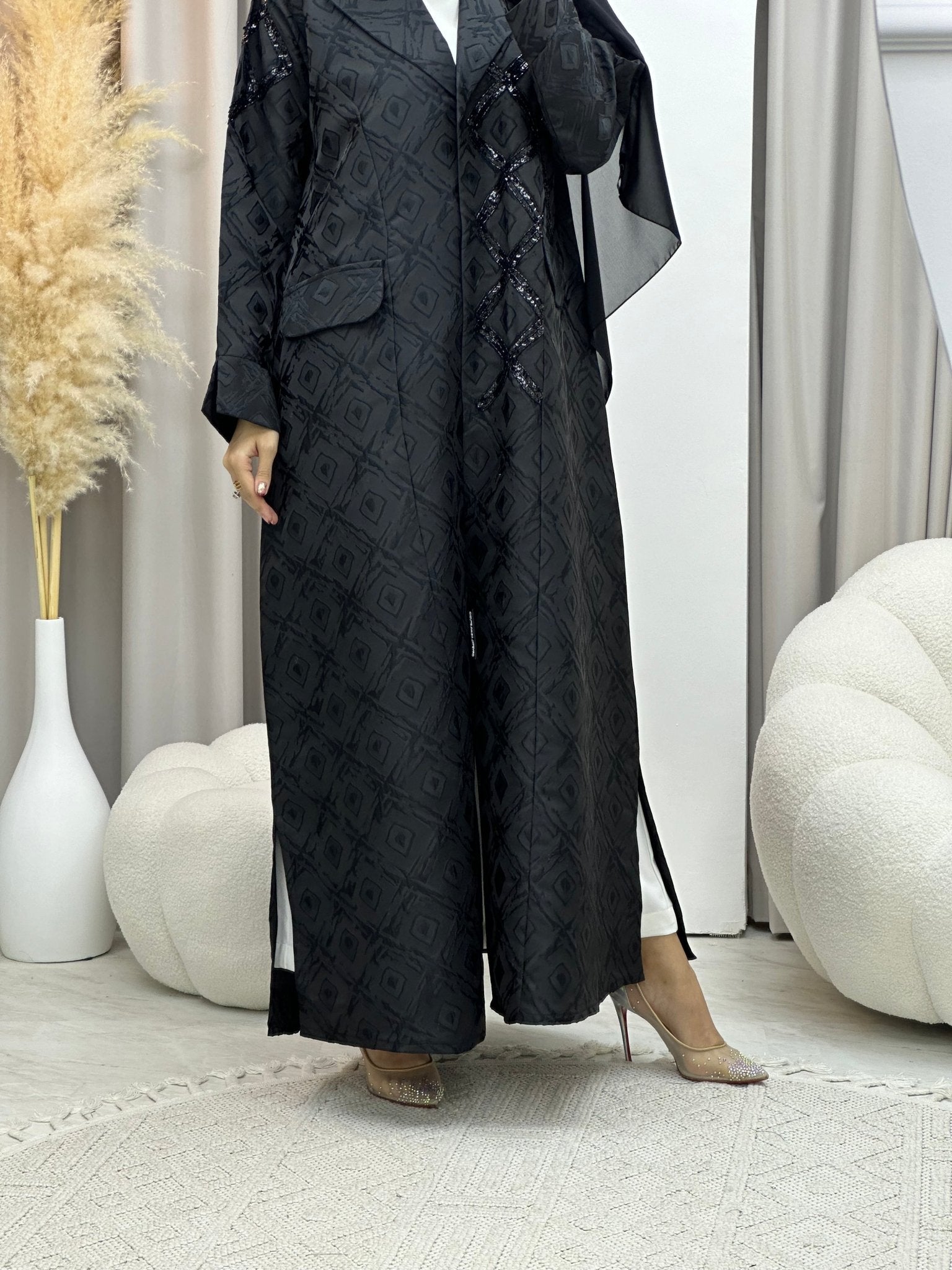 C 0045 Black Eid Abaya