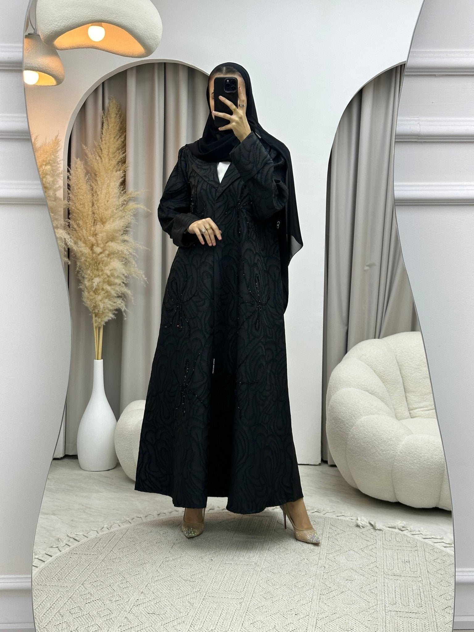 C 0046 Black Eid Abaya