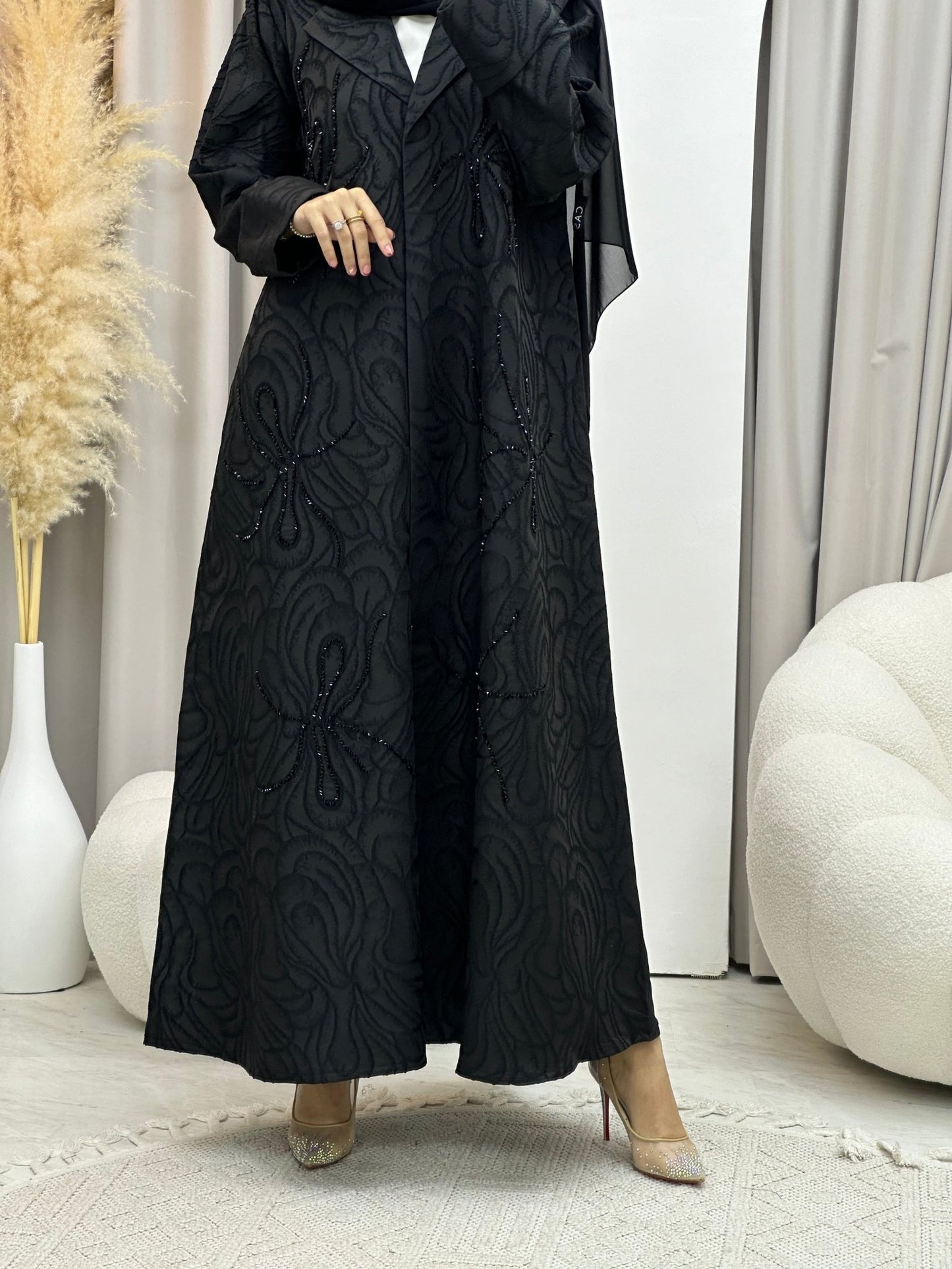 C 0046 Black Eid Abaya