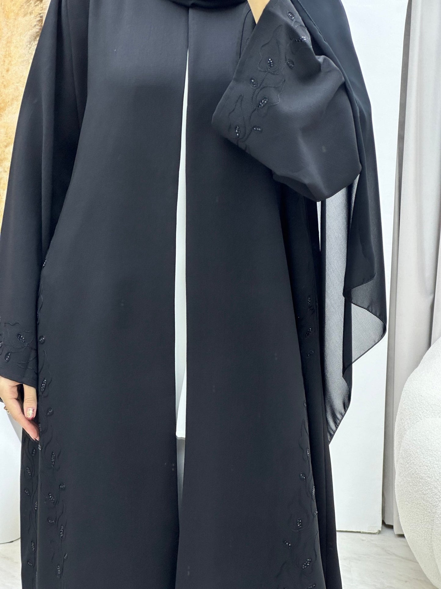 C 0047 Black Eid Abaya