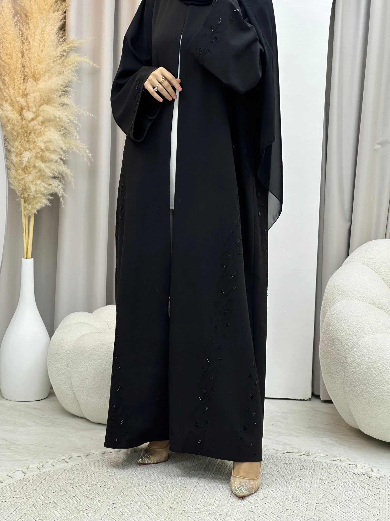 C 0047 Black Eid Abaya