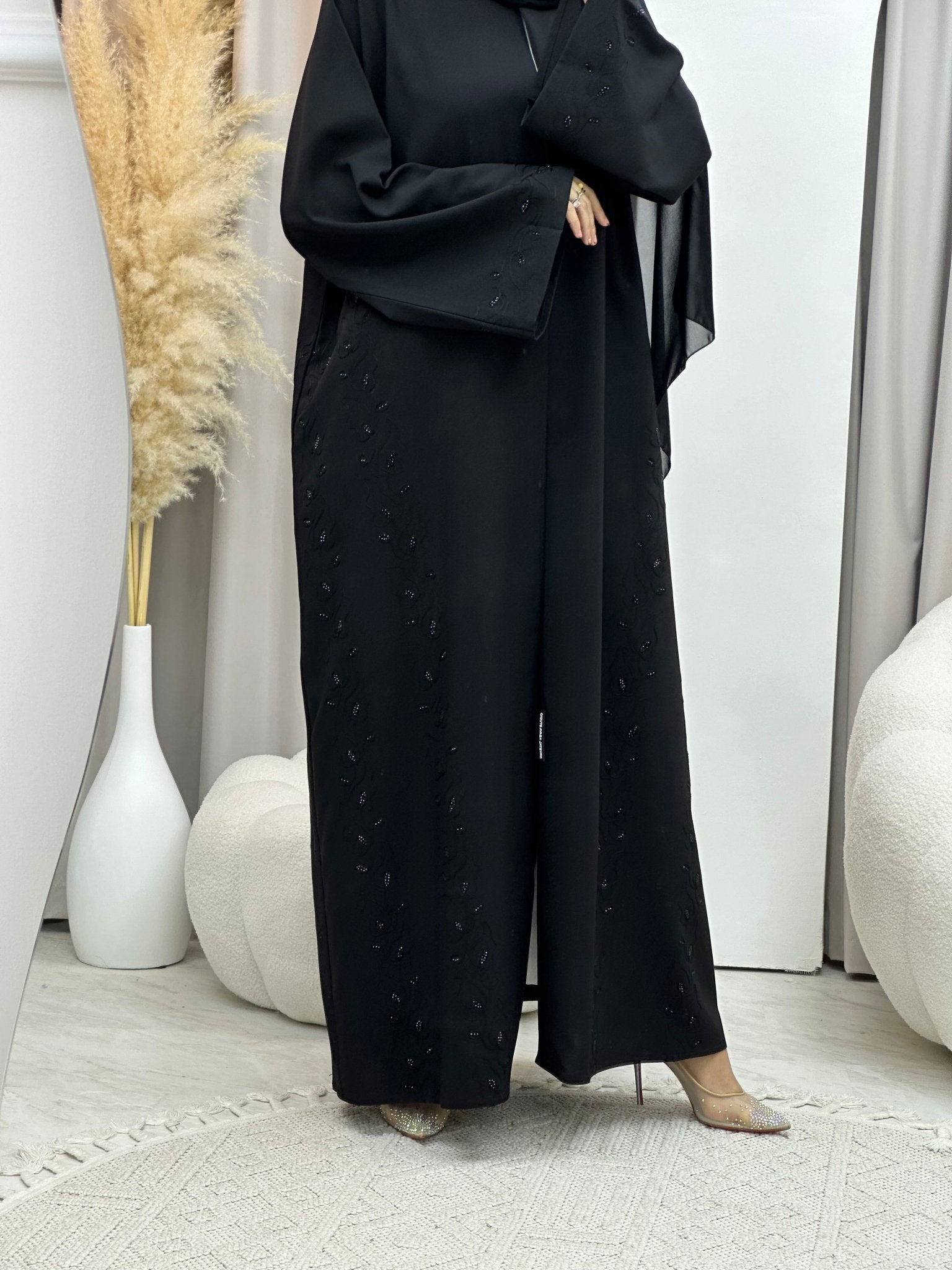 C 0047 Black Eid Abaya