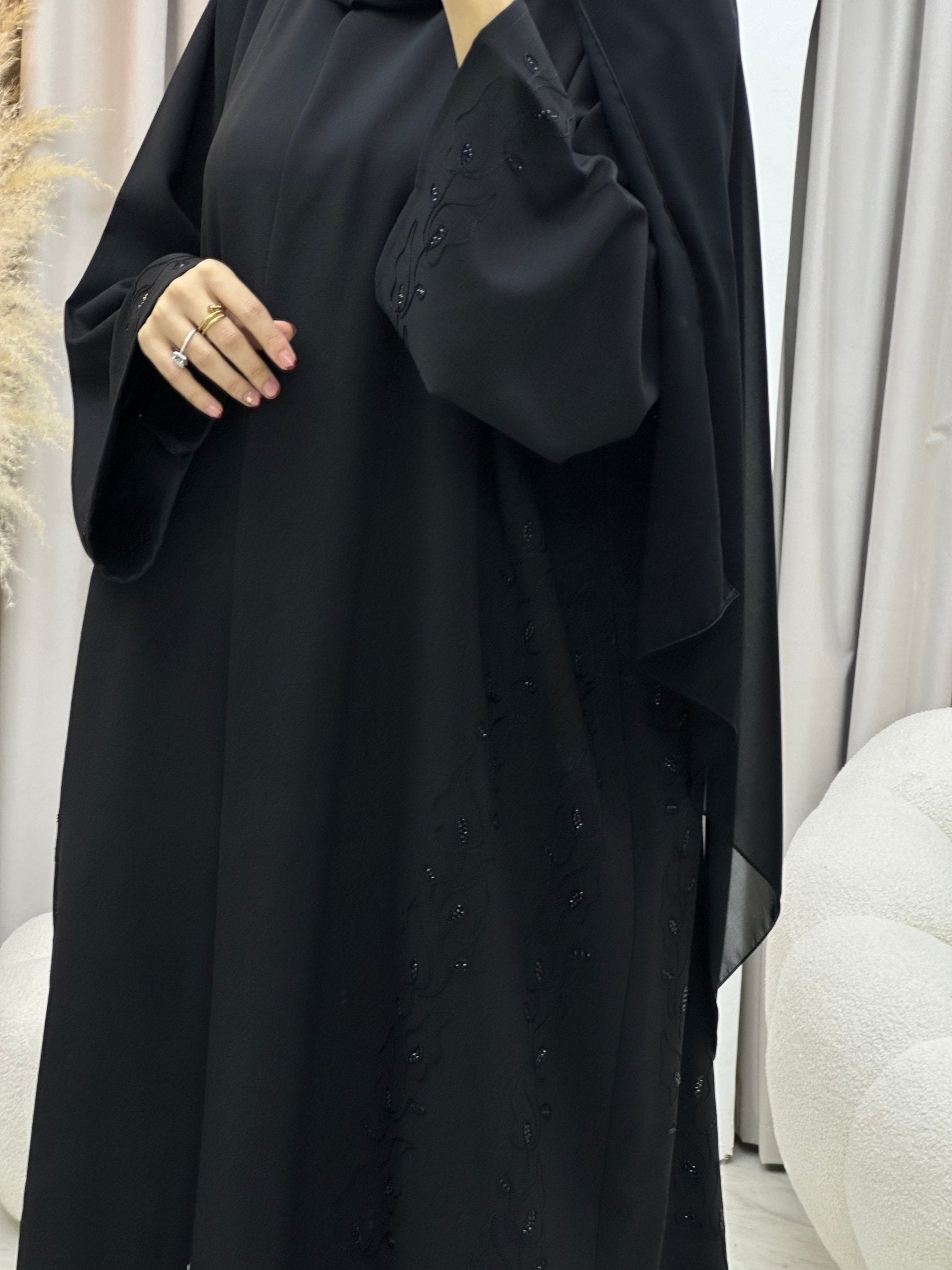 C 0047 Black Eid Abaya