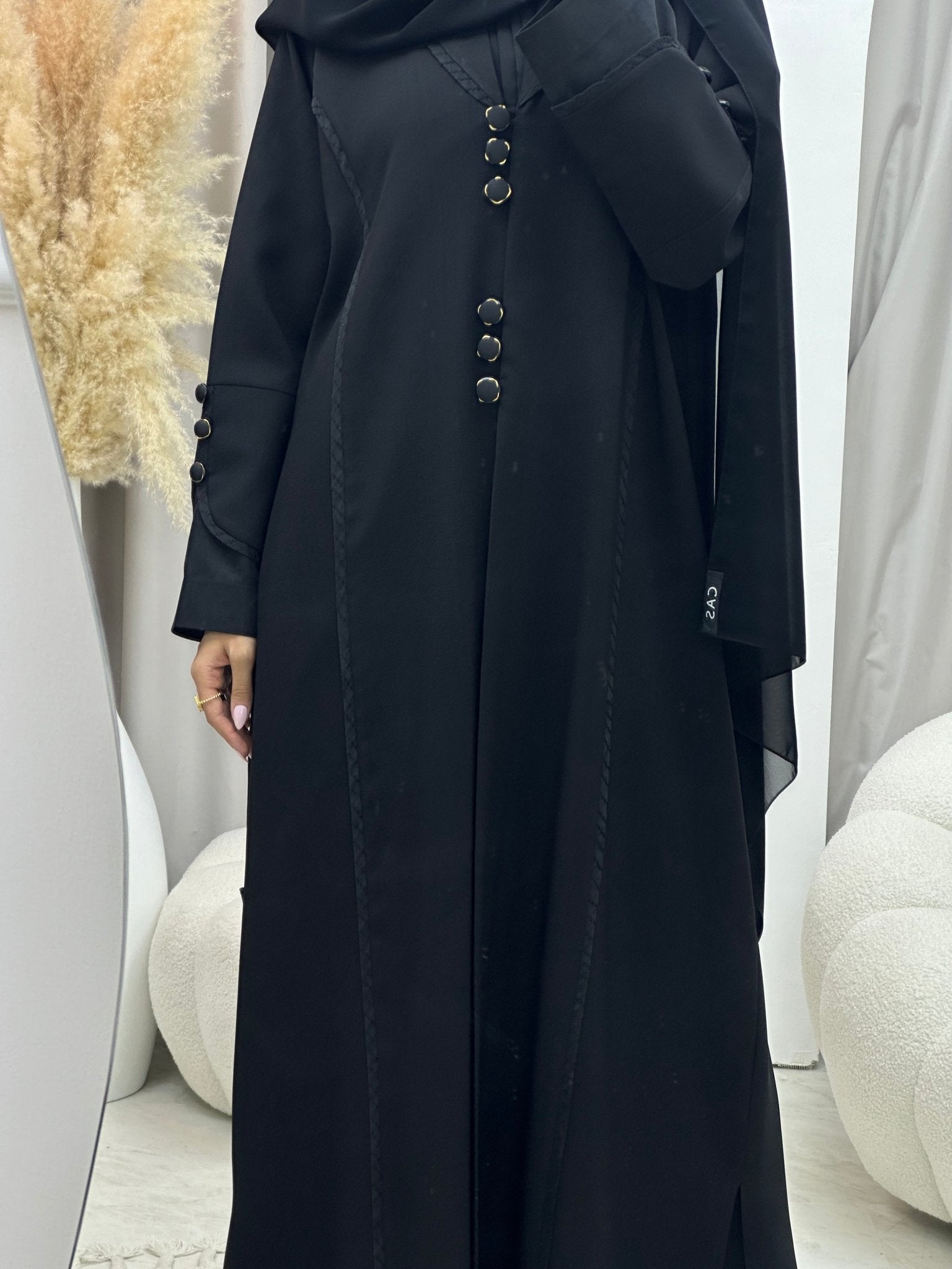 C 0049 Black Abaya