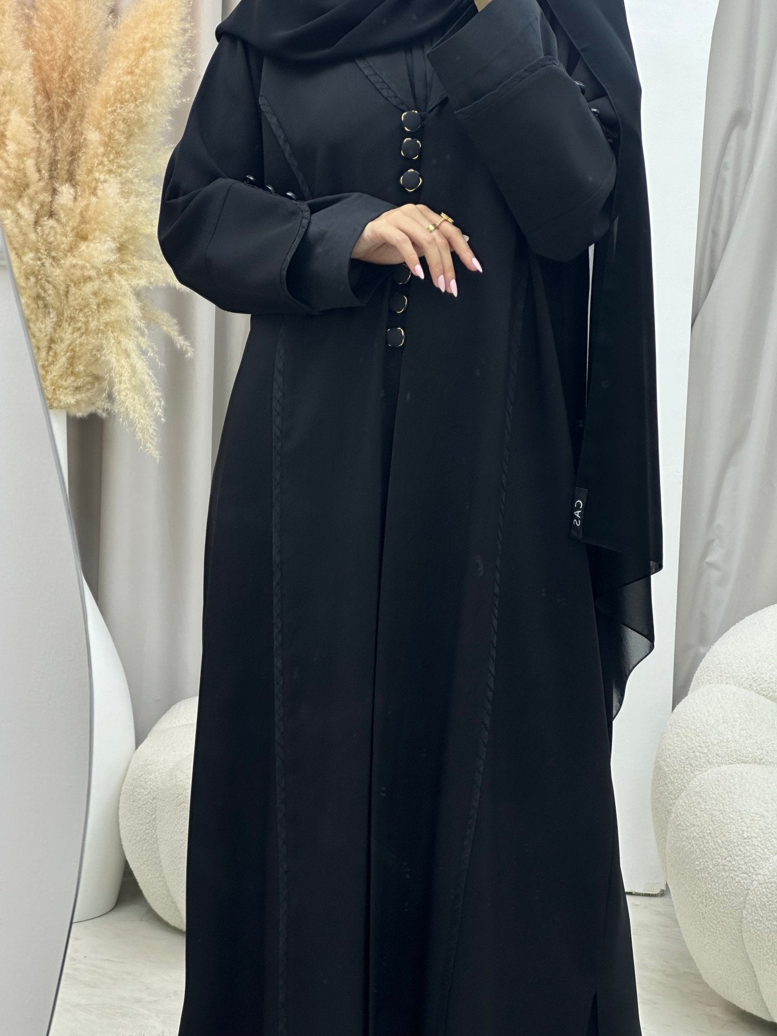 C 0049 Black Abaya