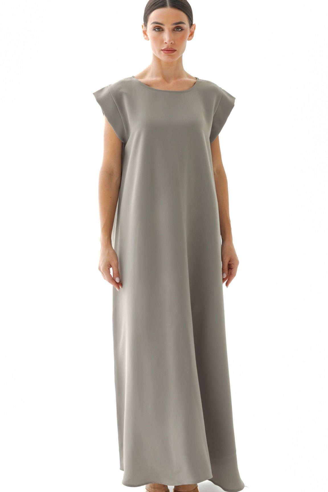 C 005 - 06 Premium Pistachio Under Abaya Dress