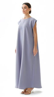 C 005 - 11 Premium Light Grey Under Abaya Dress