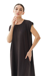 C 005 - 13 Premium Dark Brown Under Abaya Dress