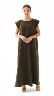 C 005 - 15 Premium Olive Under Abaya Dress