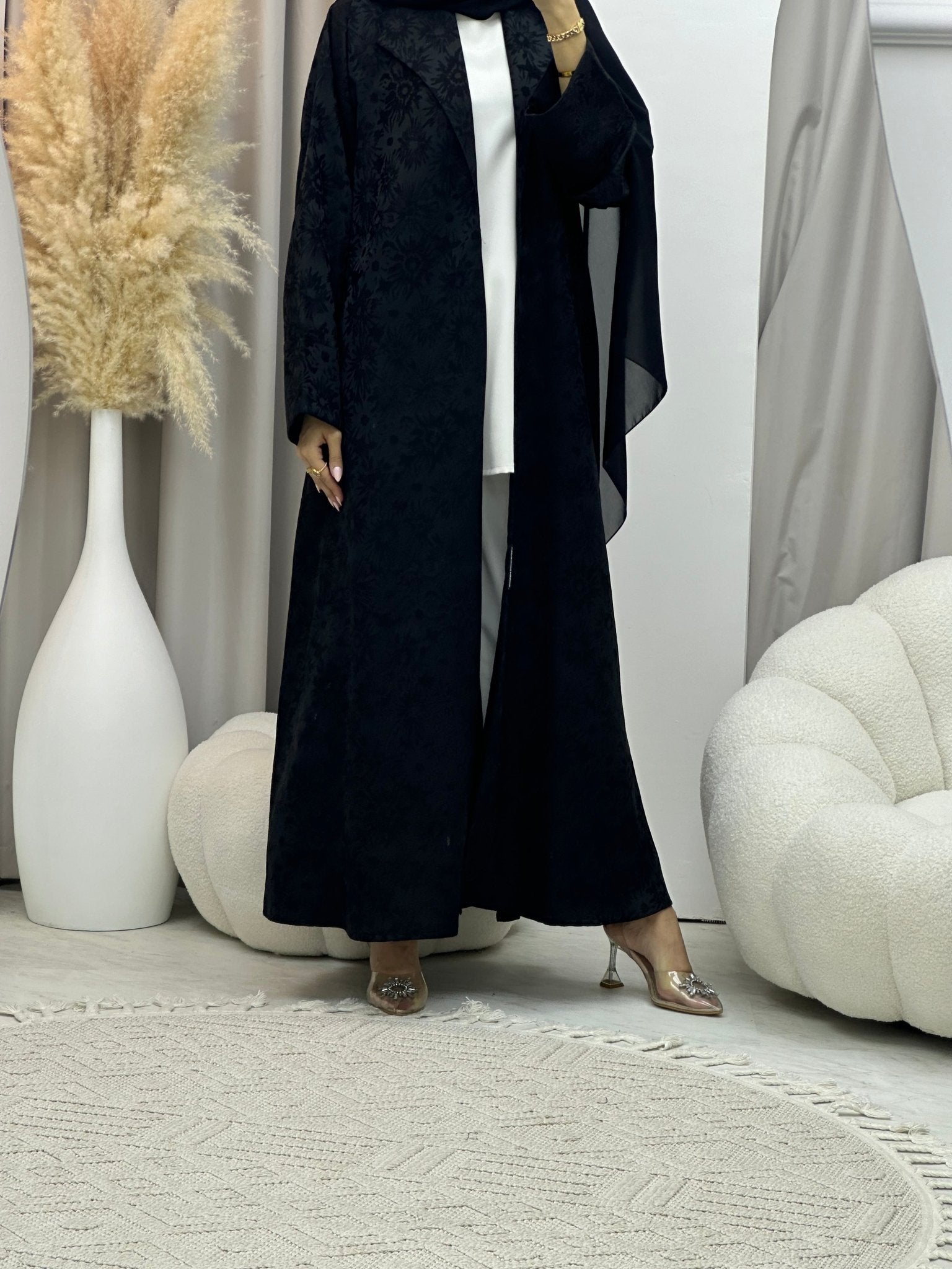 C 0050 Black Abaya