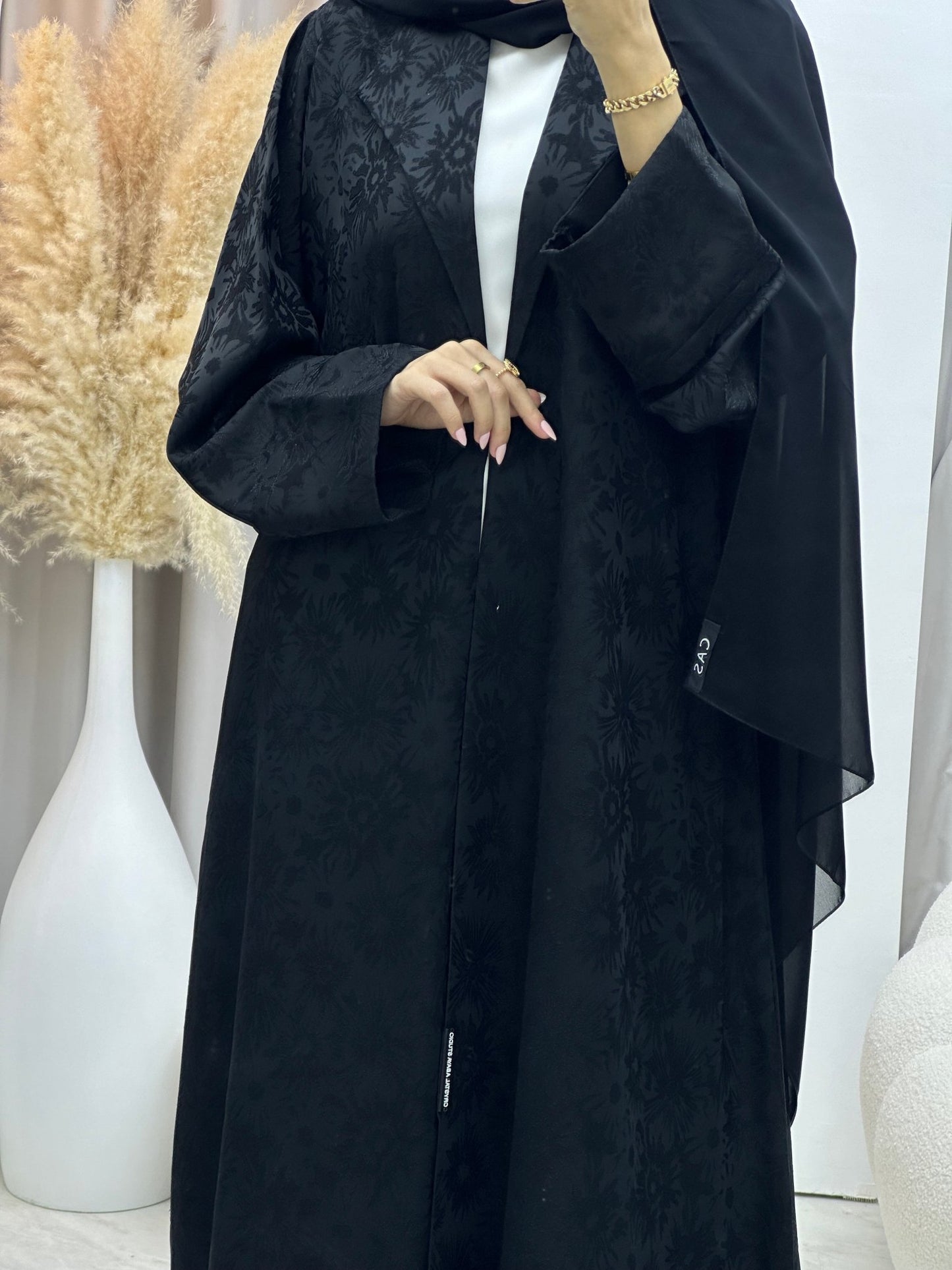 C 0050 Black Abaya