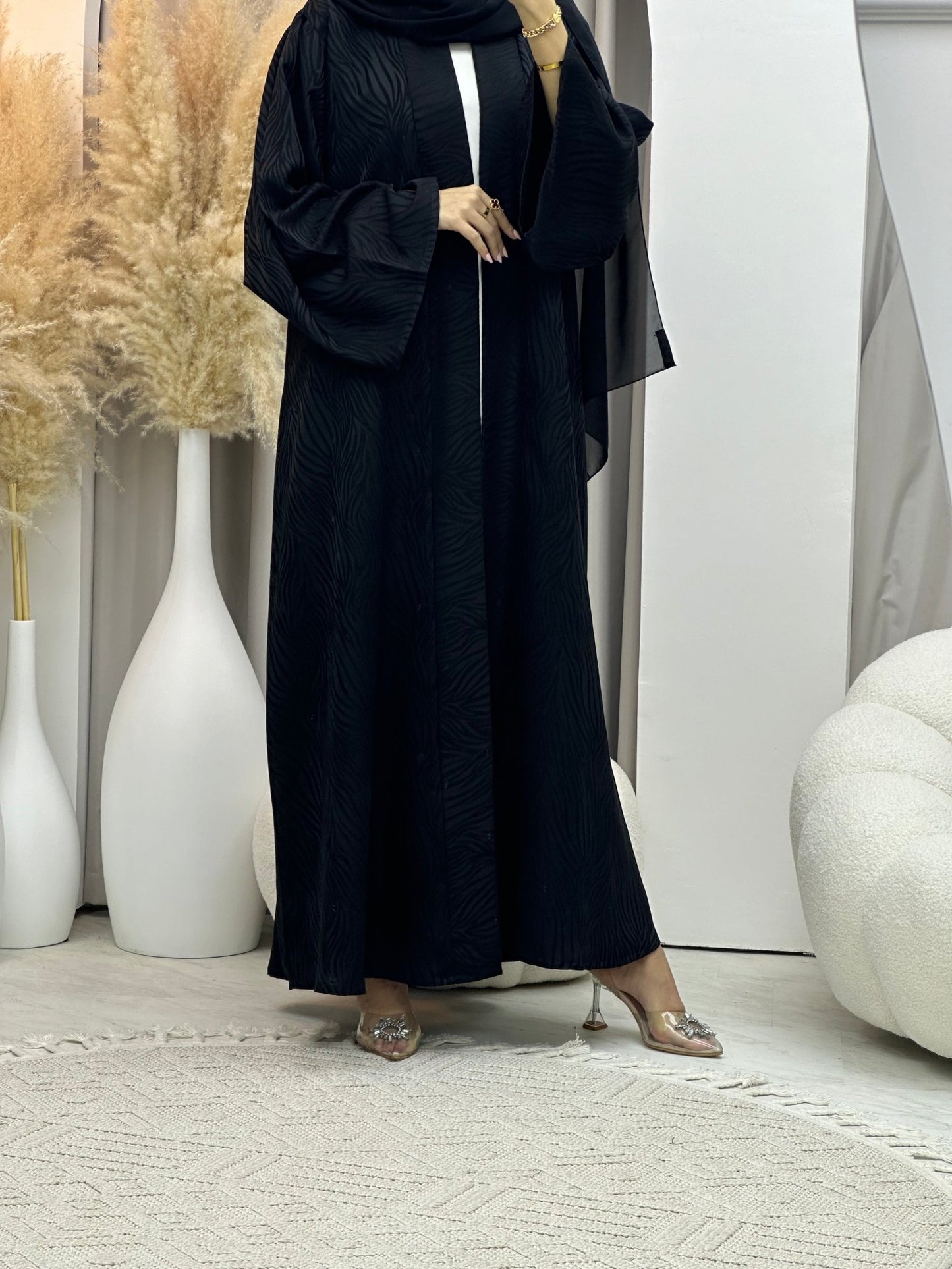 C 0051 Black Abaya