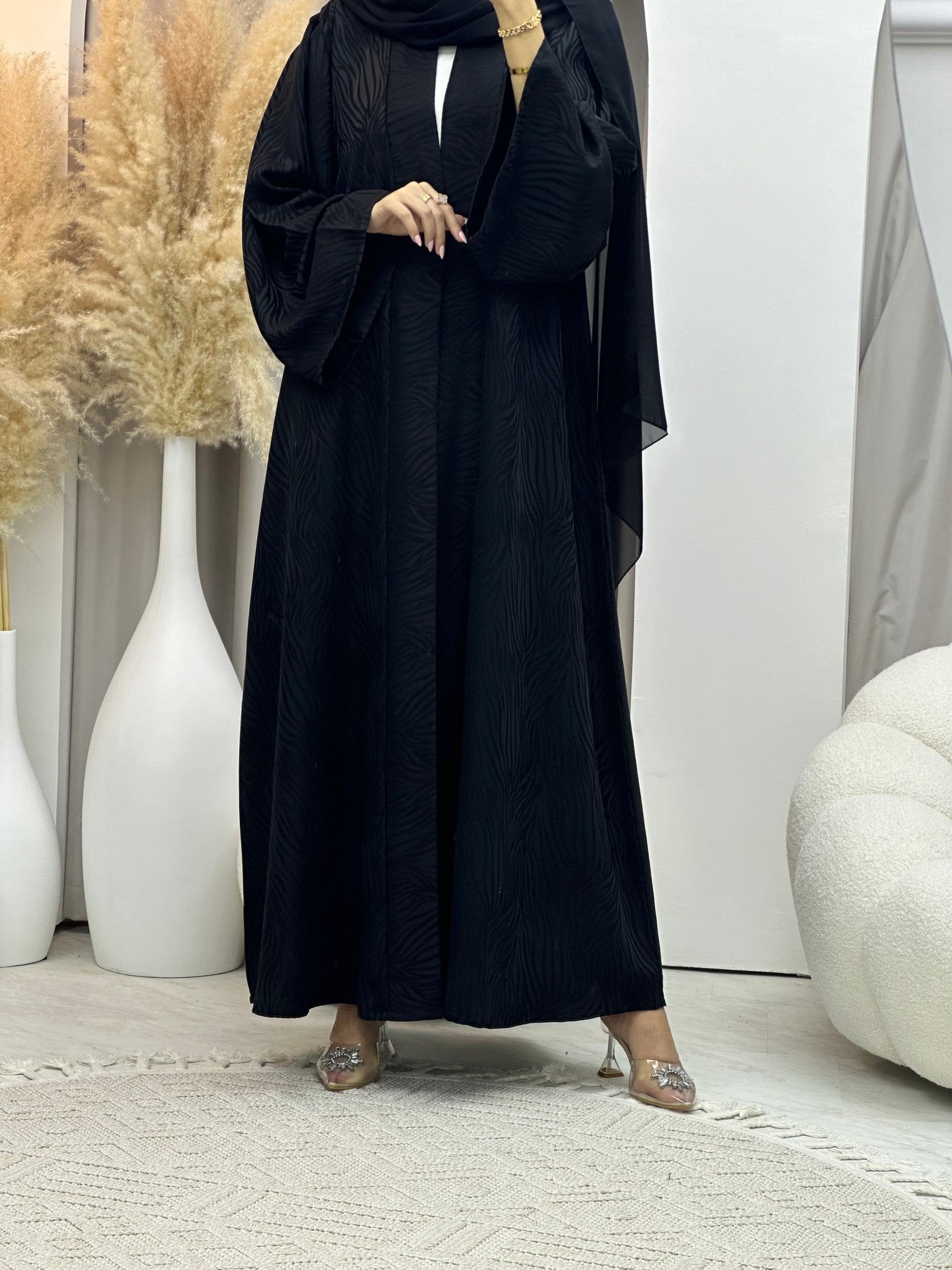 C 0051 Black Abaya