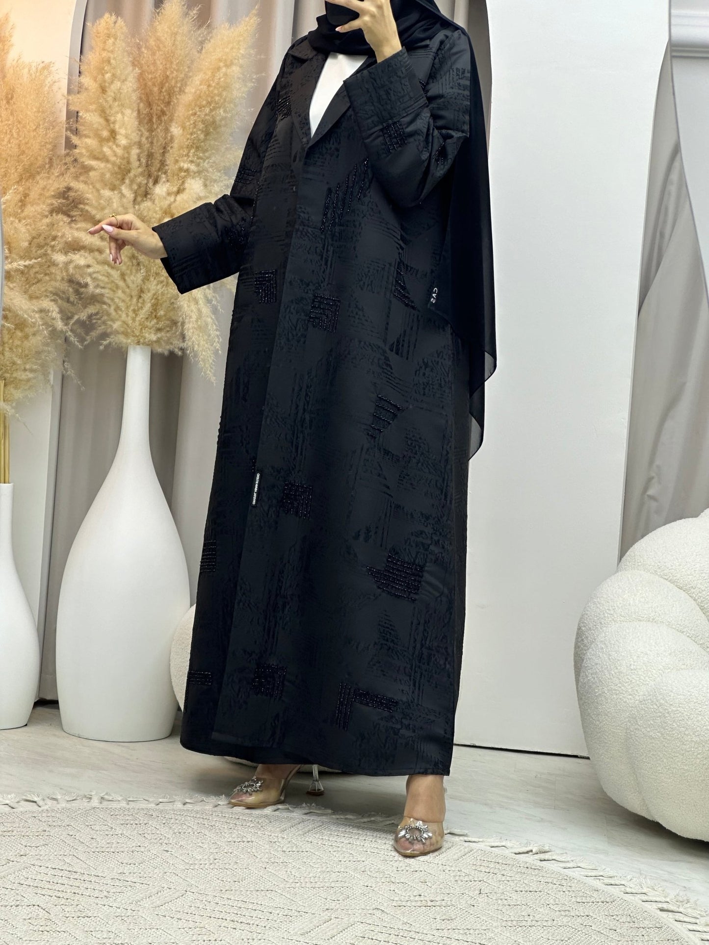 C 0052 Black Abaya