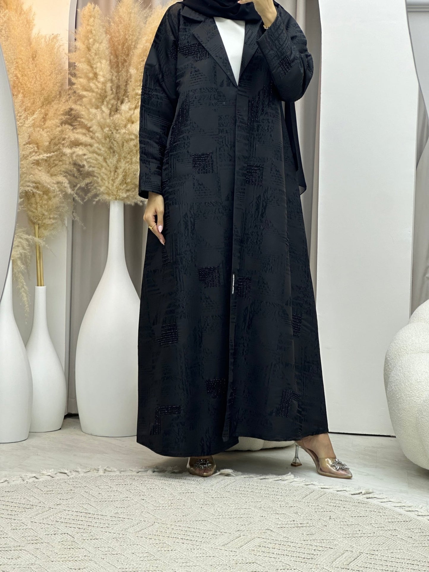 C 0052 Black Abaya