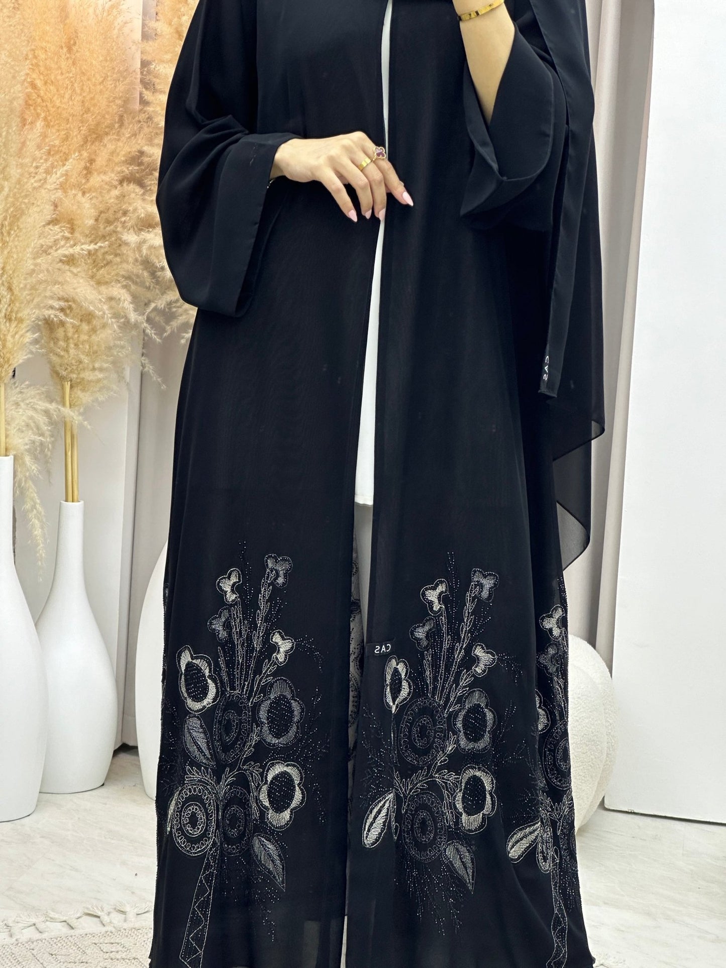 C 0054 Black Abaya