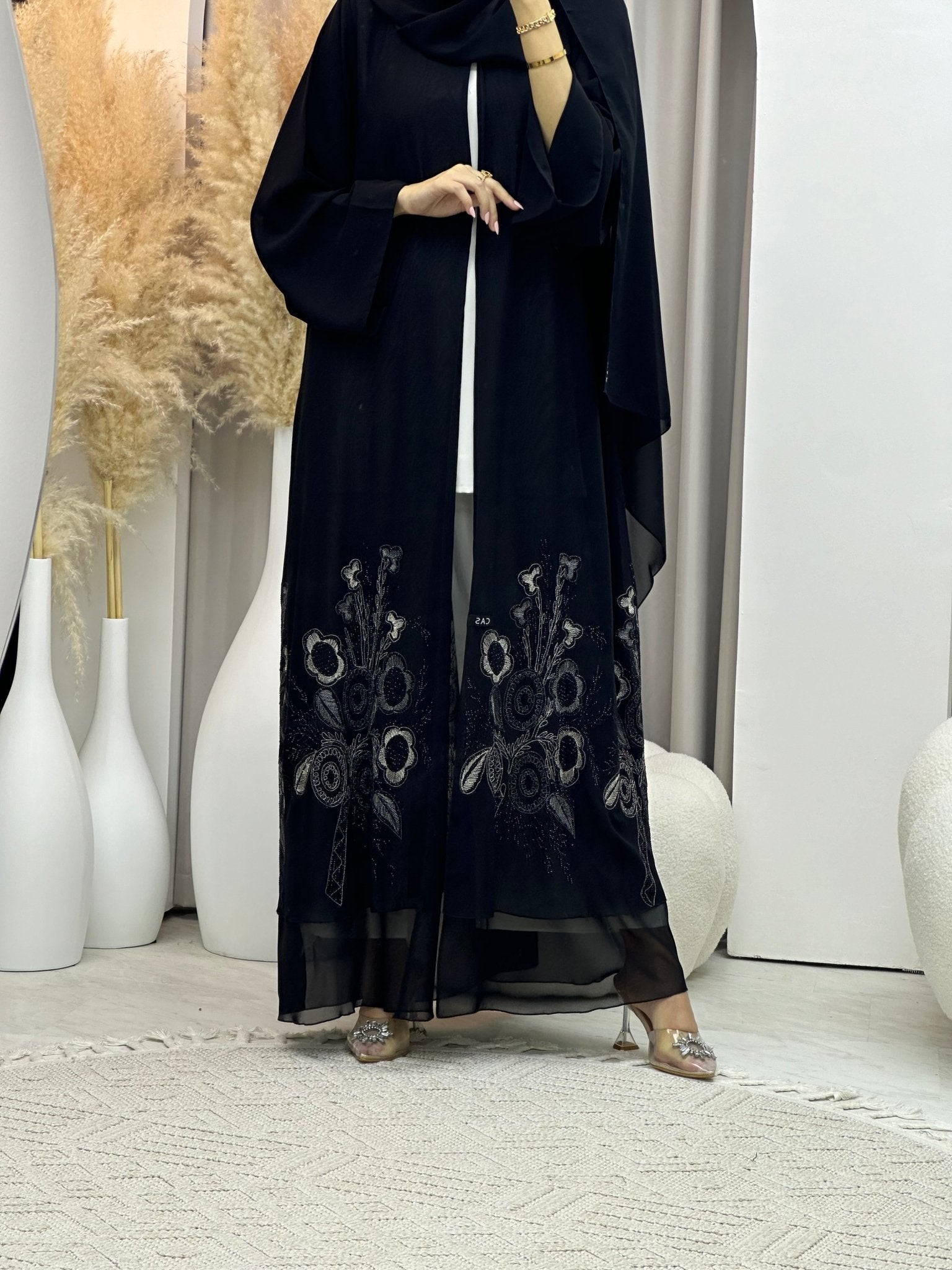 C 0054 Black Abaya