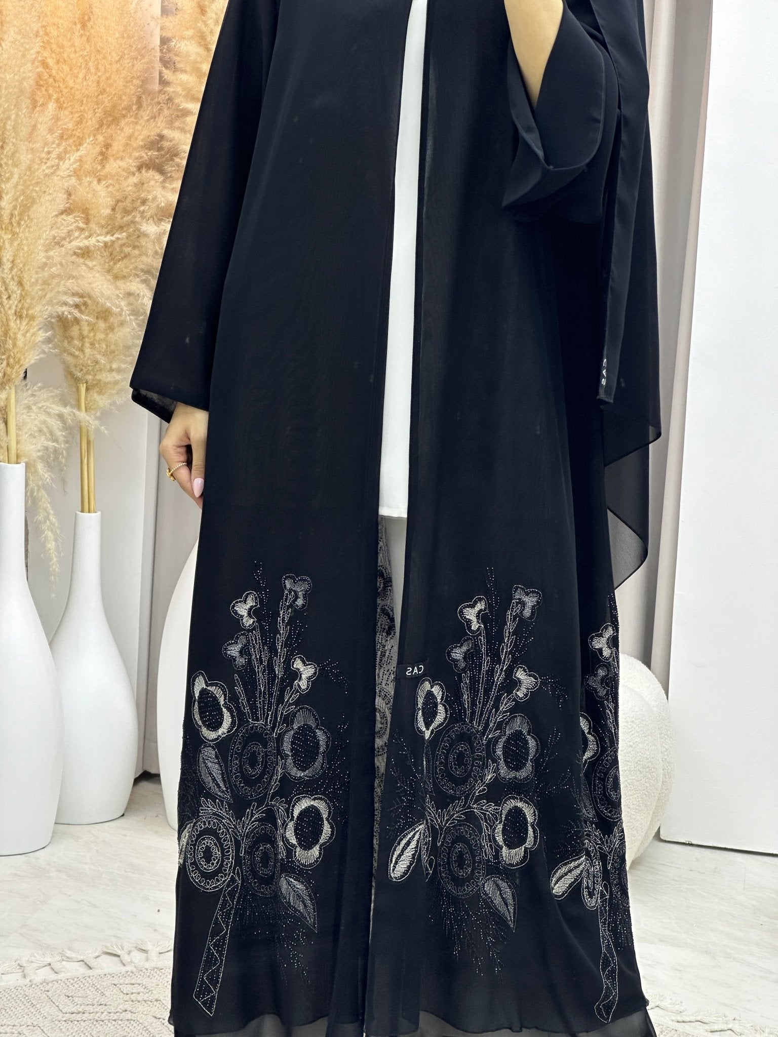 C 0054 Black Abaya