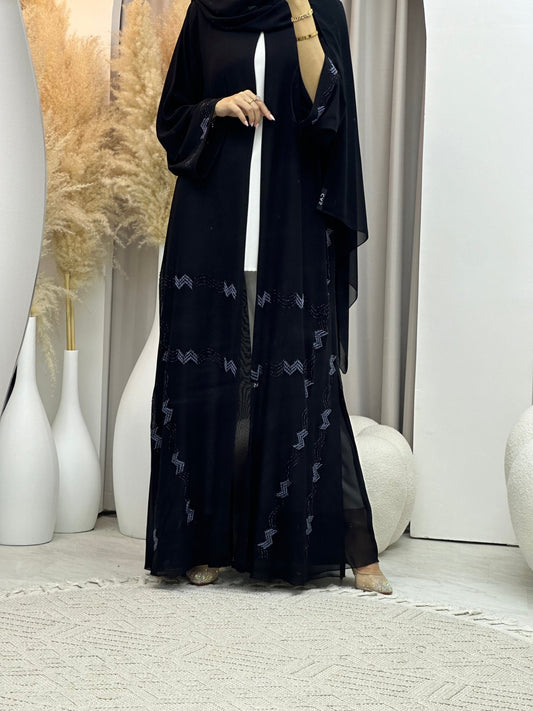 C 0055 Black Abaya