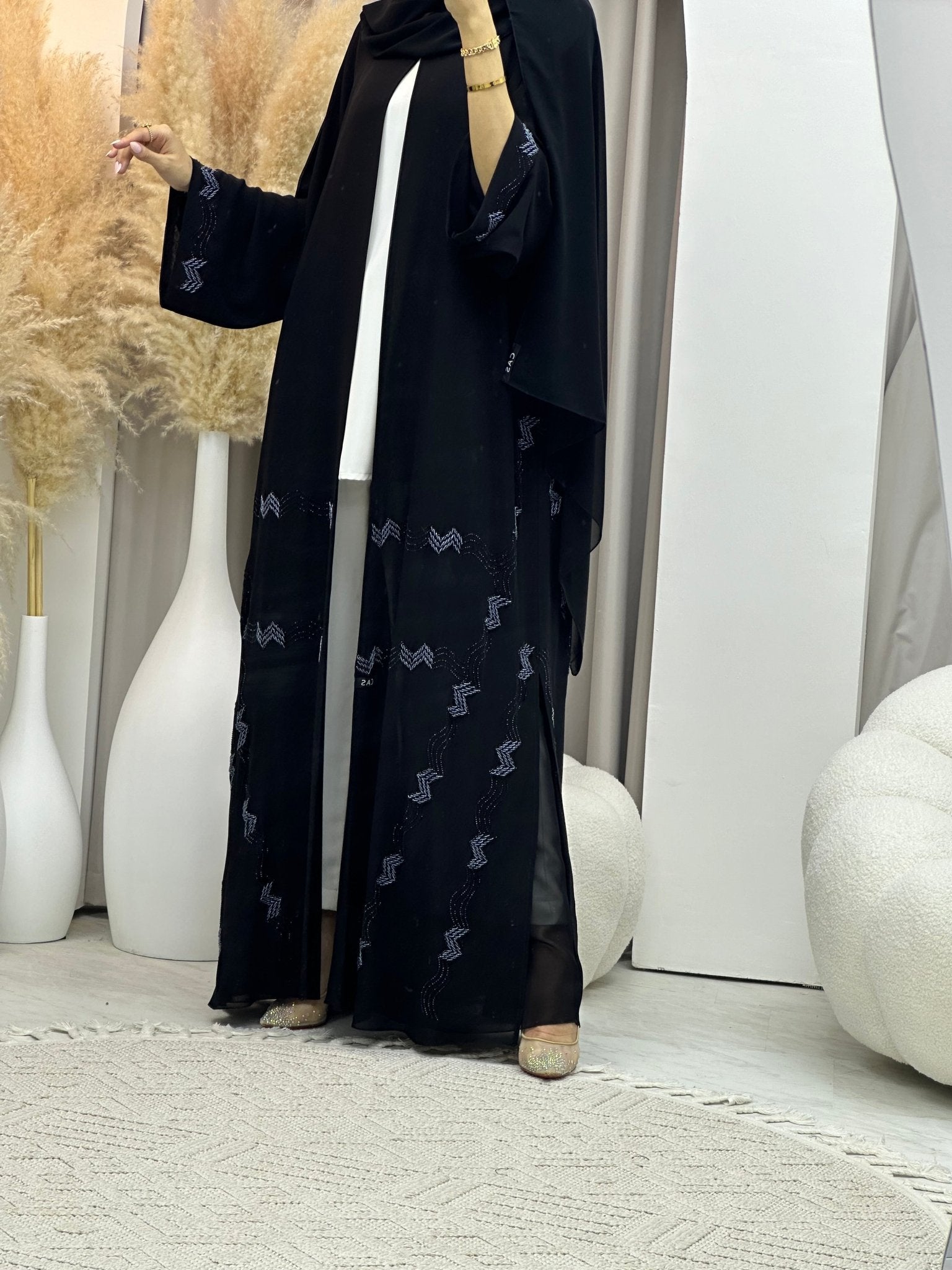 C 0055 Black Abaya