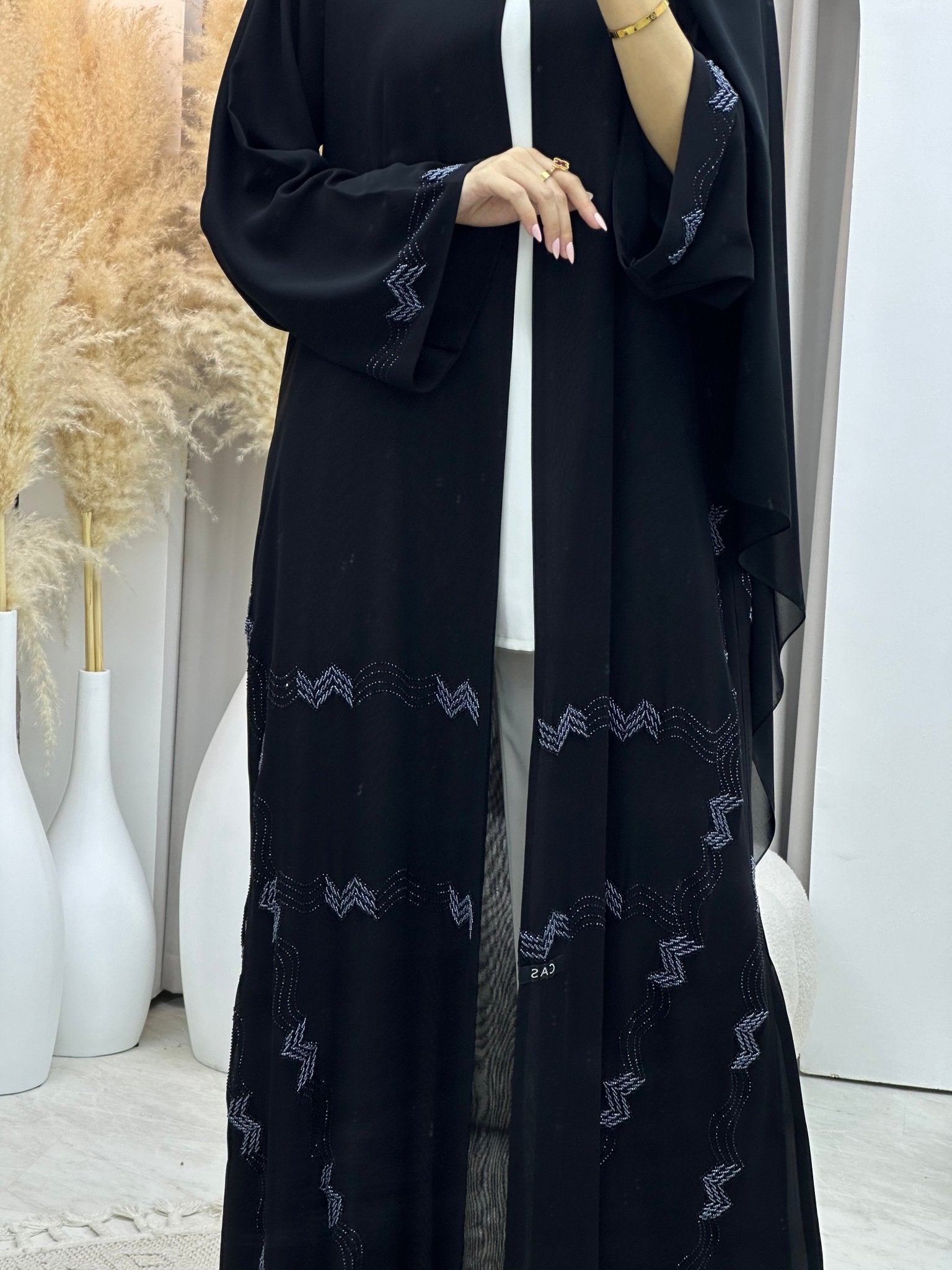 C 0055 Black Abaya